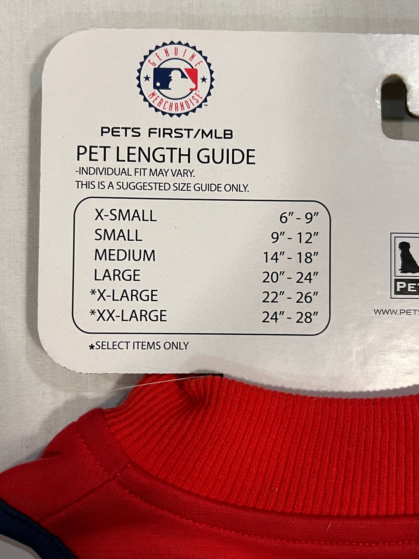Boston Red Sox Dog Vest
