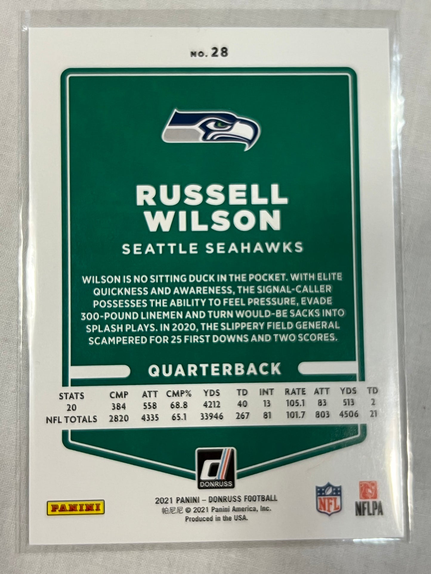 Russell Wilson Silver /100