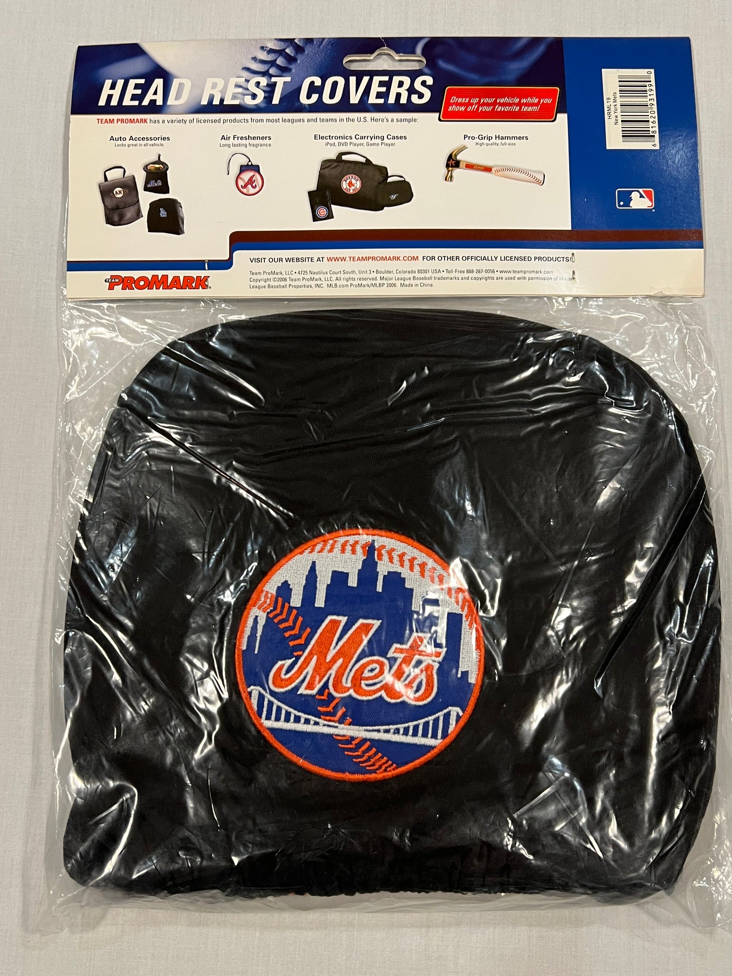 New York Mets Head Rest Covers