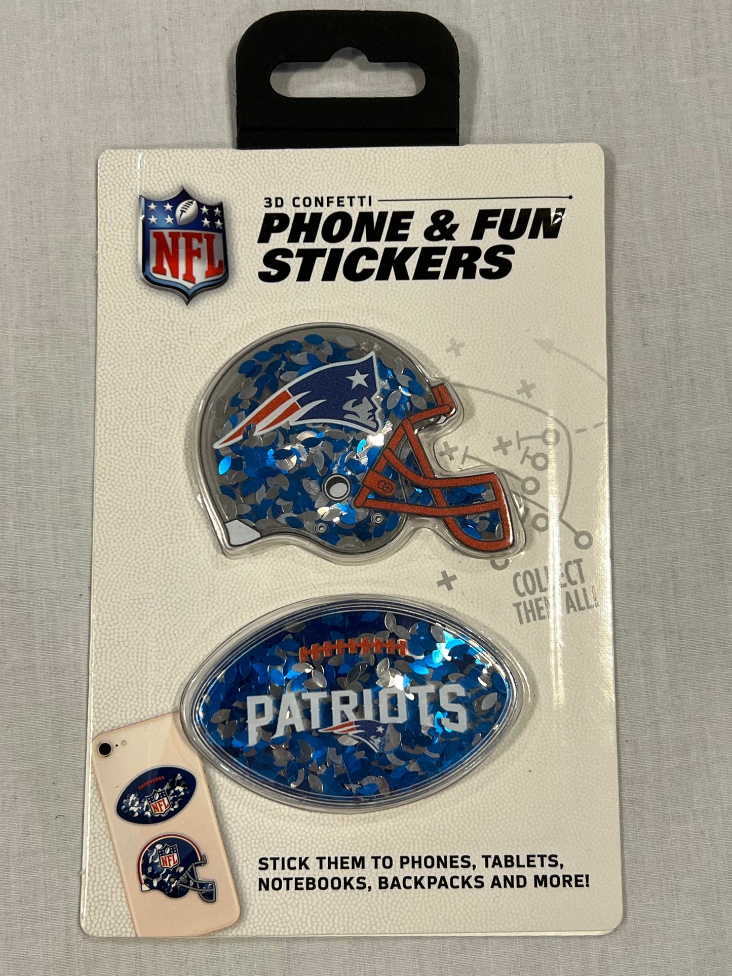 New England Patriots Phone Stickers