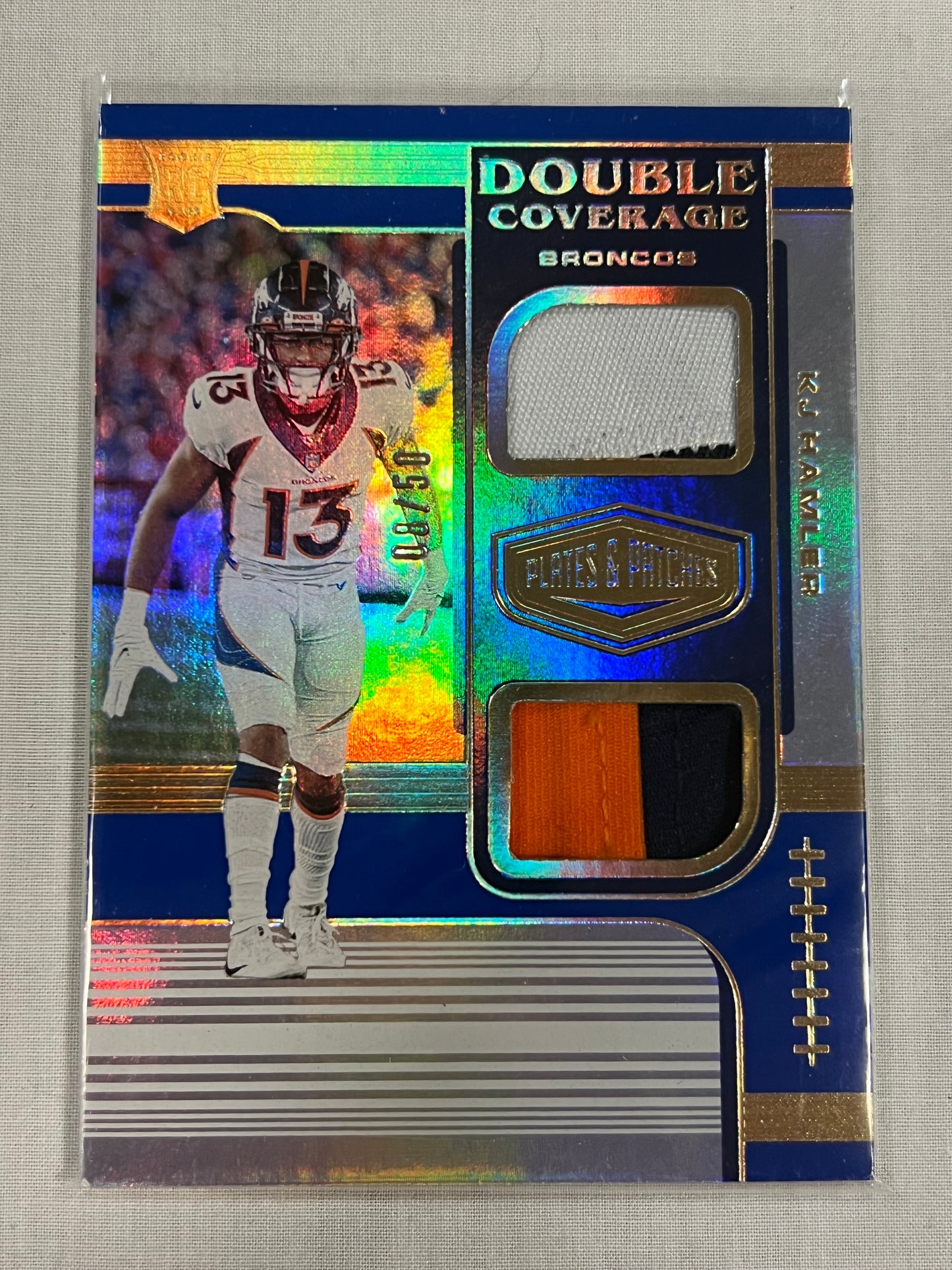 KJ Hamler Double Coverage Rookie Patch /50