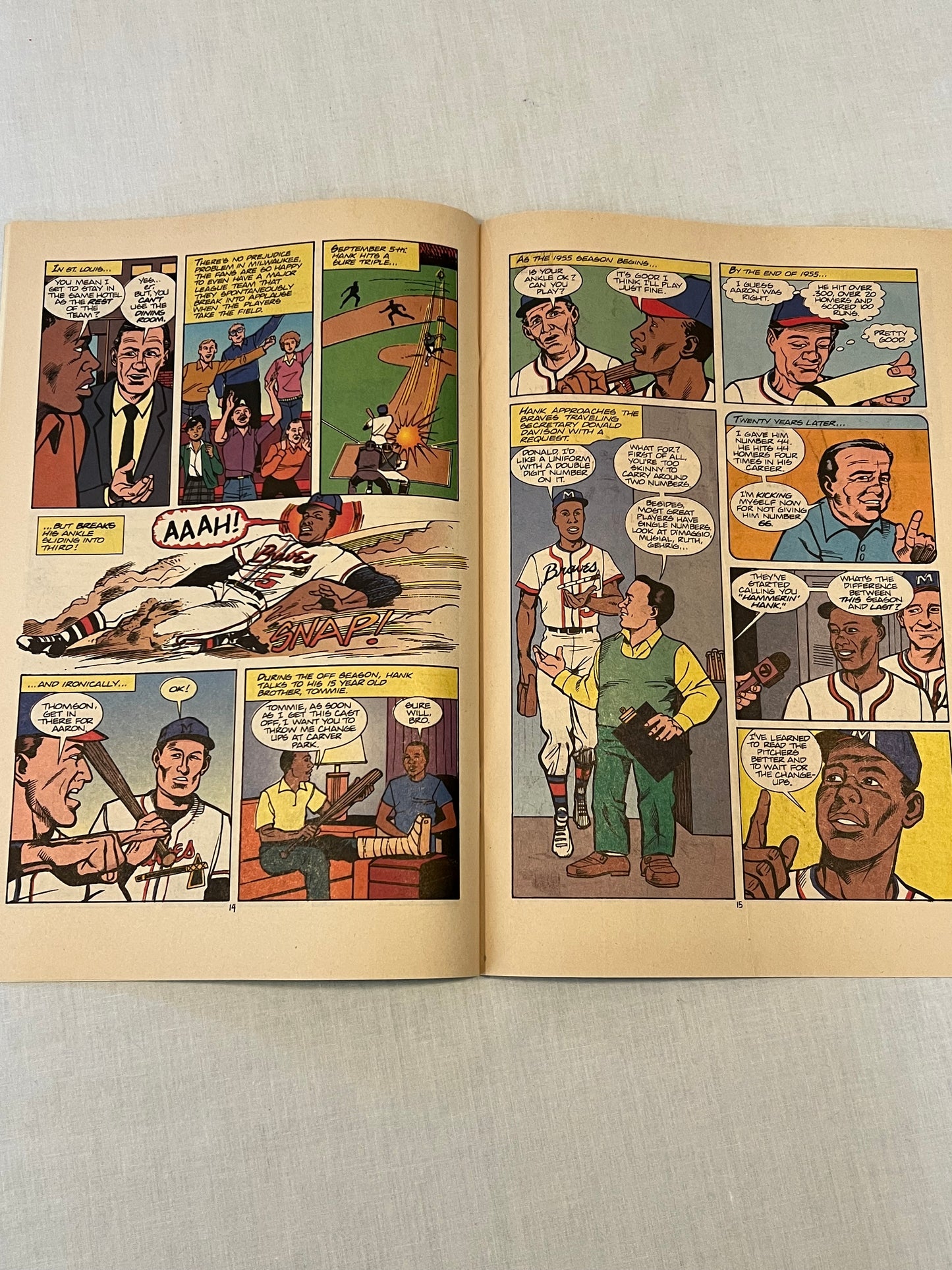 Hank Aaron 1993 Baseball Legends Comic