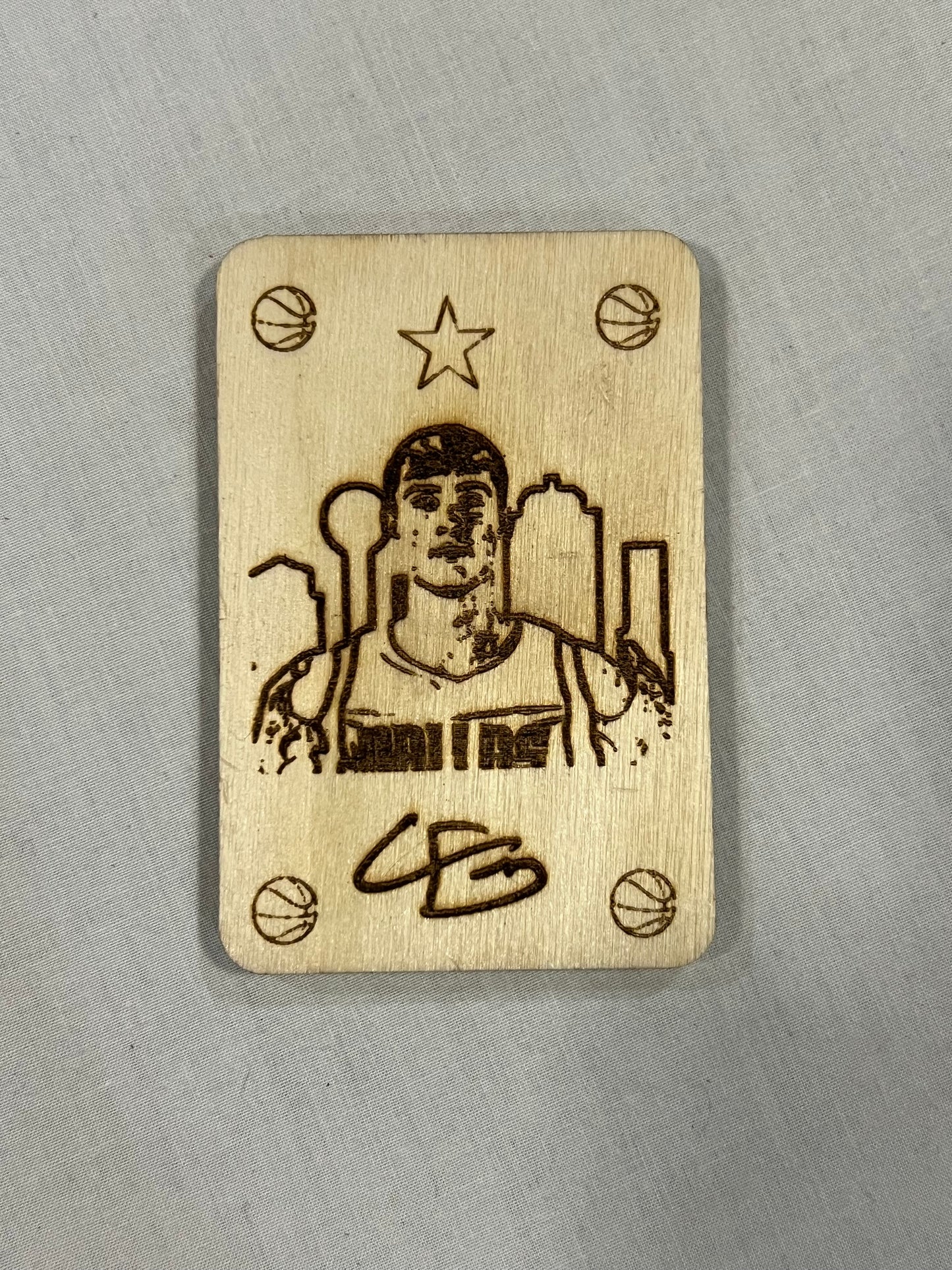 Cooper Flagg Dallas Mavericks Skyline Magnet