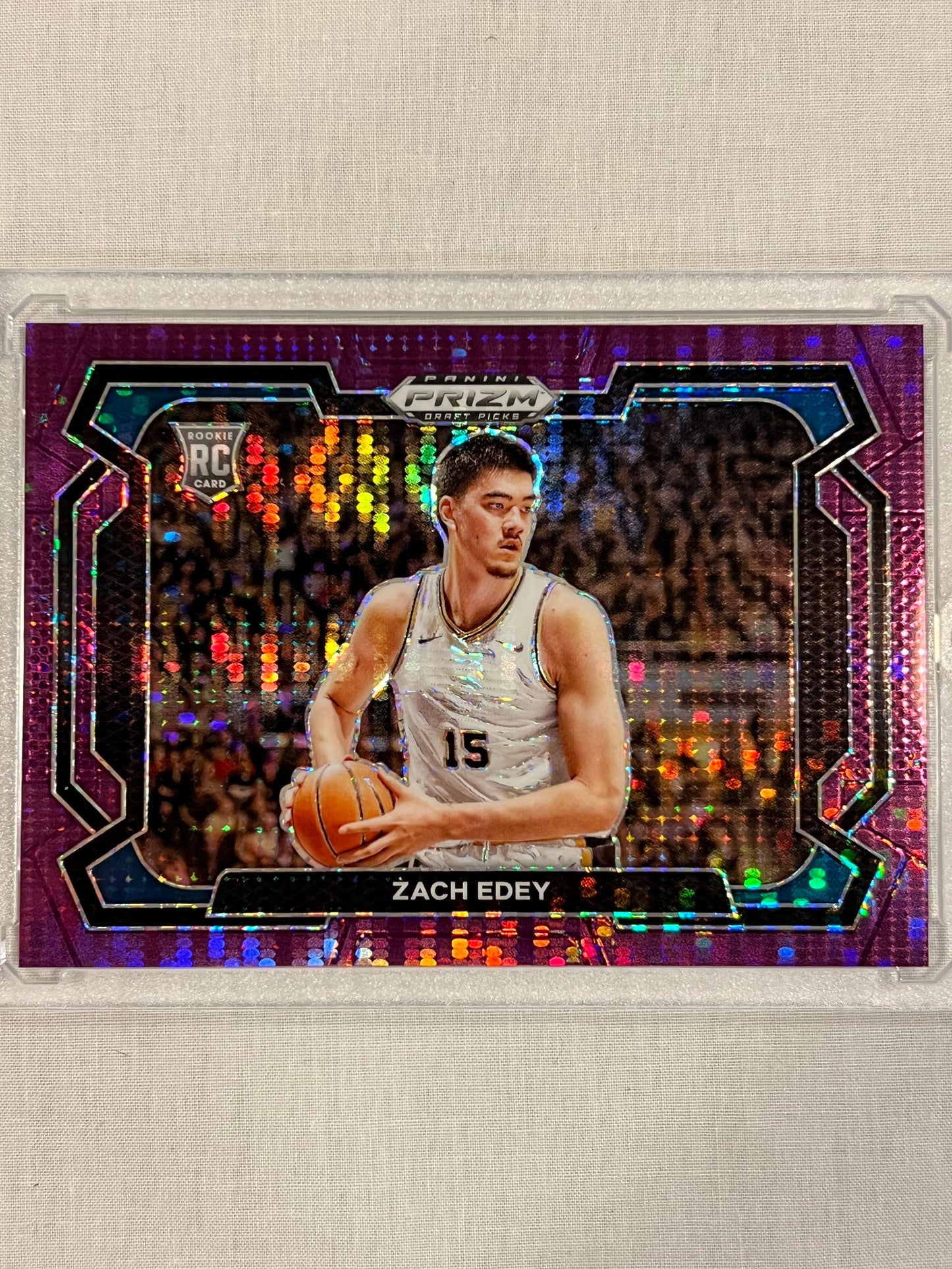 Zach Edey Purple Prizm Rookie /55