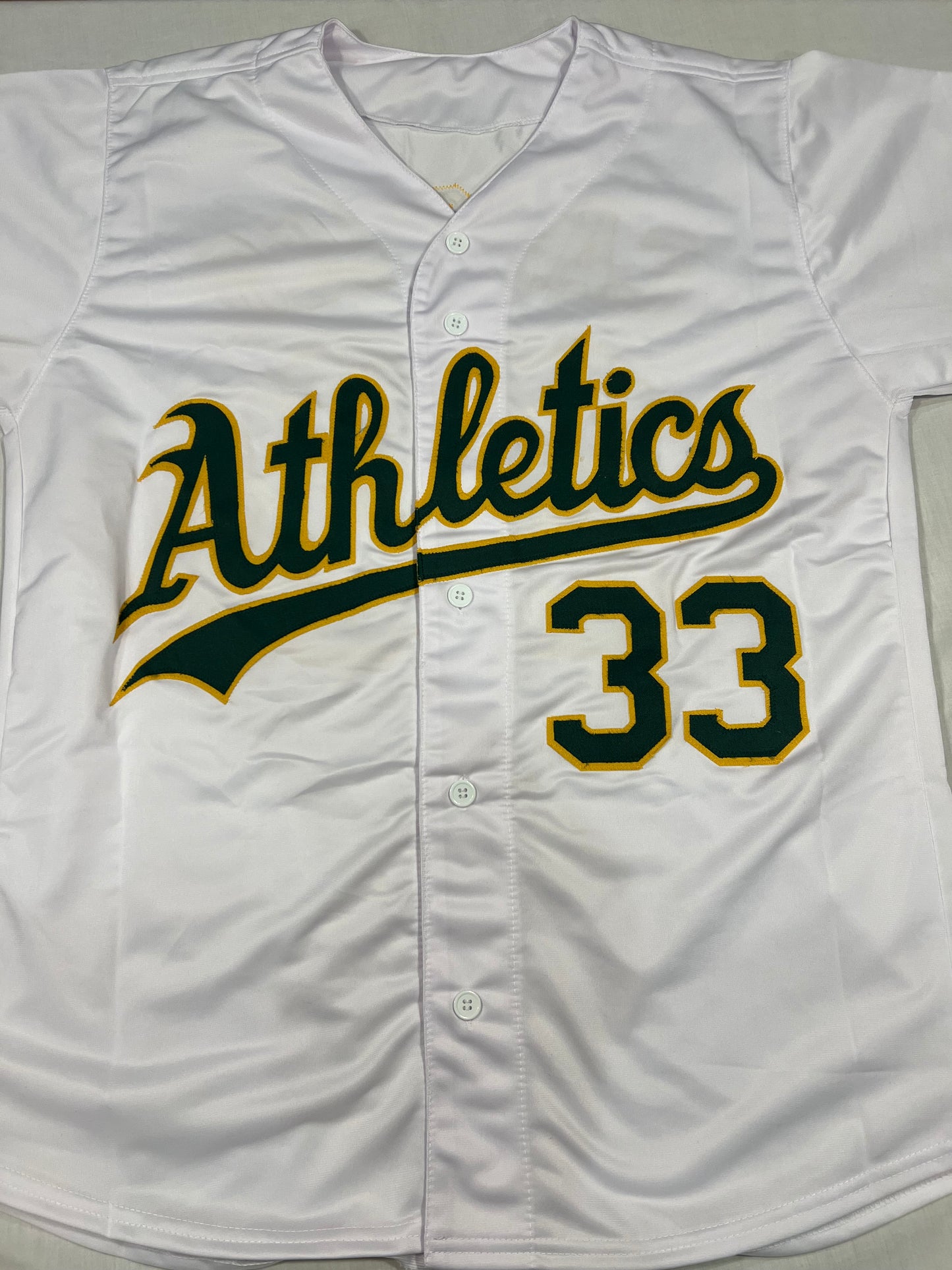 Jose Canseco Oakland Athletics Signed Jersey
