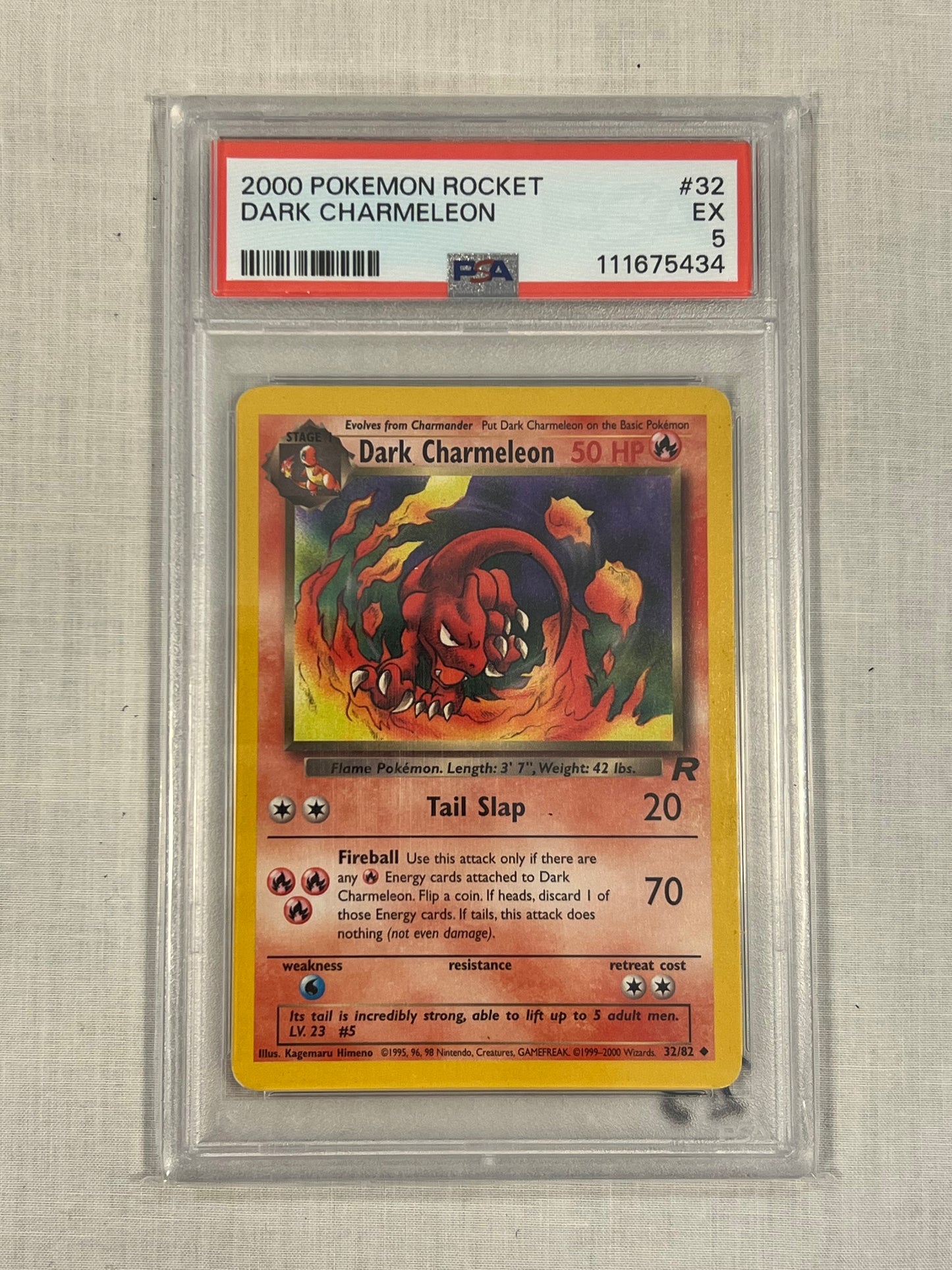 Dark Charmeleon PSA 5