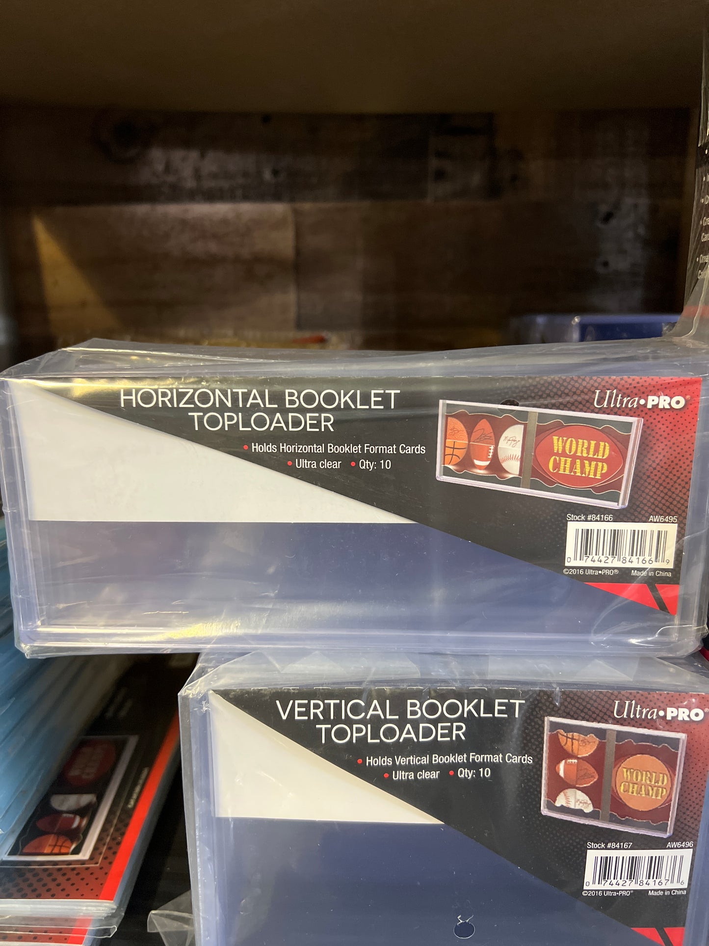 Ultra Pro Horizontal Booklet top loader