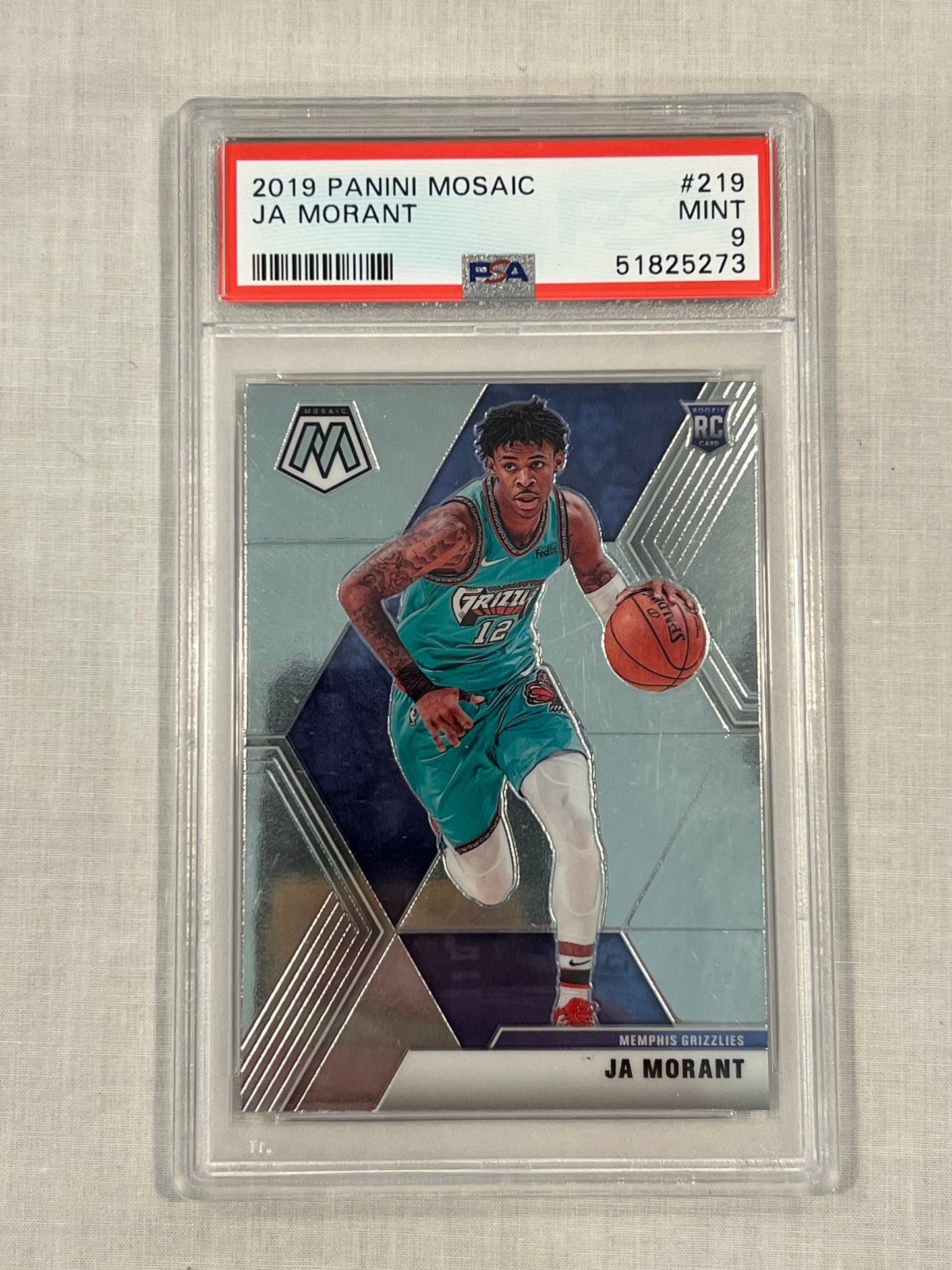Ja Morant PSA 9 Mosaic Rookie