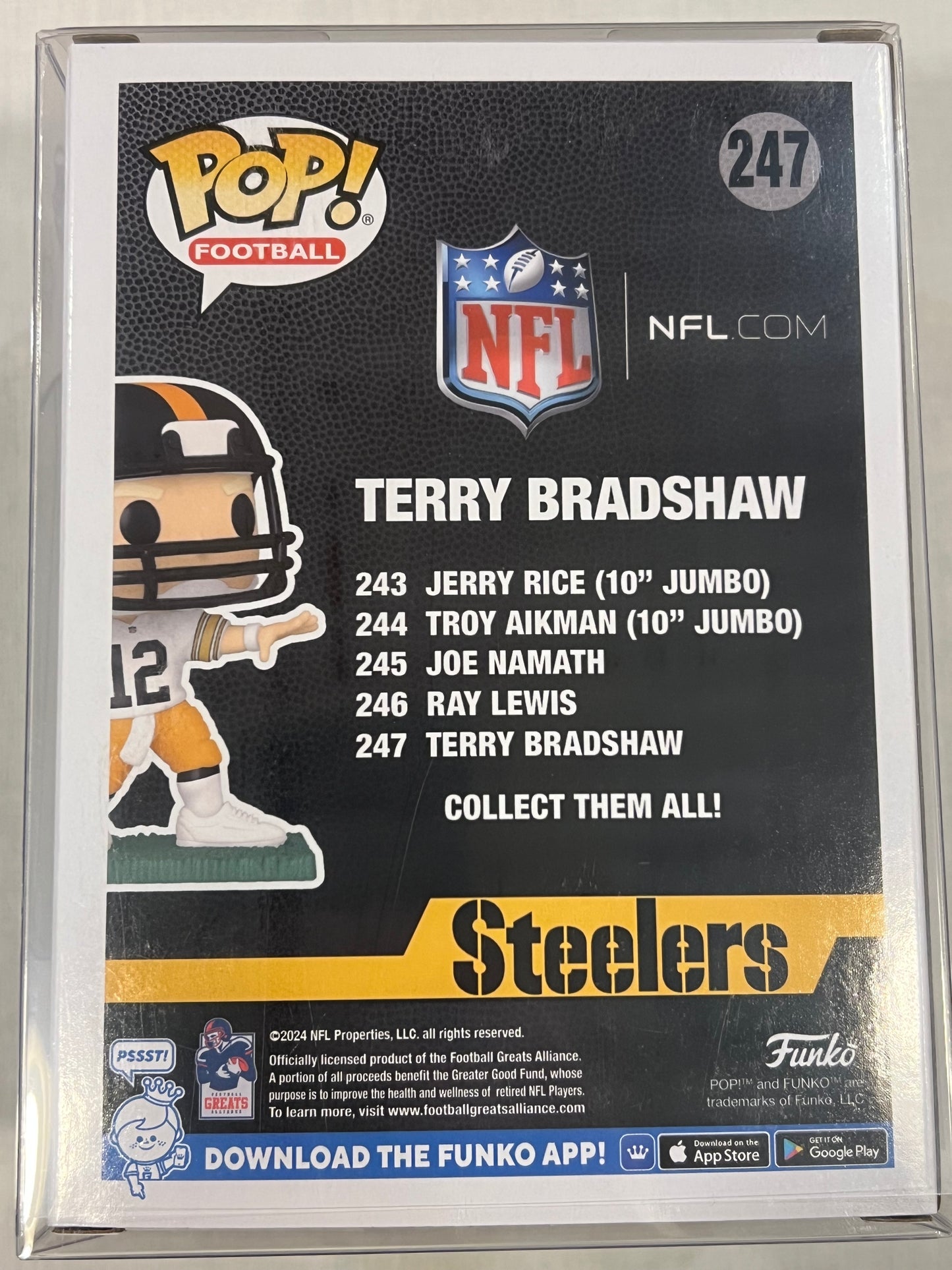 Terry Bradshaw w/ Protective Case