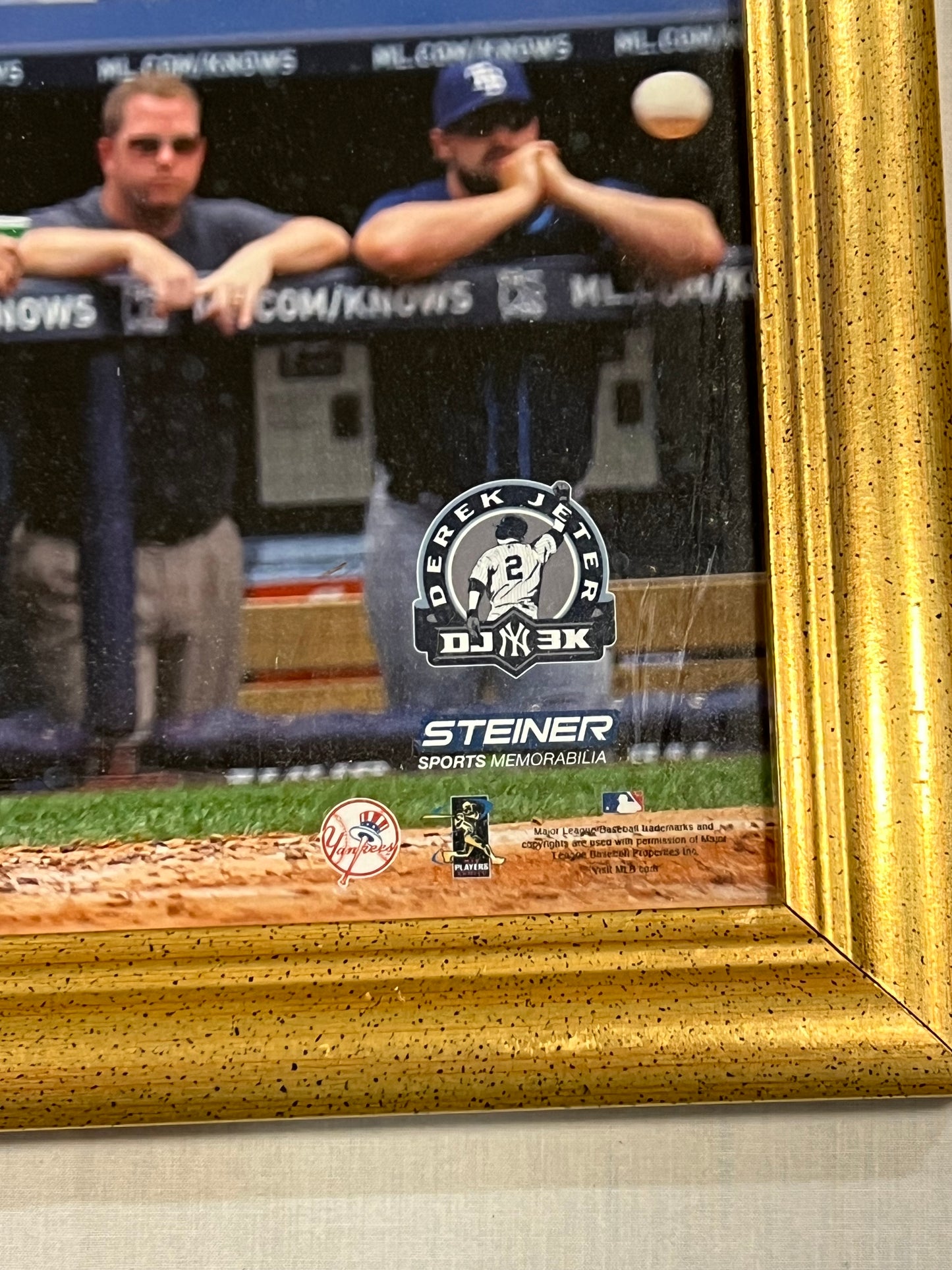 NY Yankees Derek Jeter Steiner Memorabilia Official Photo
