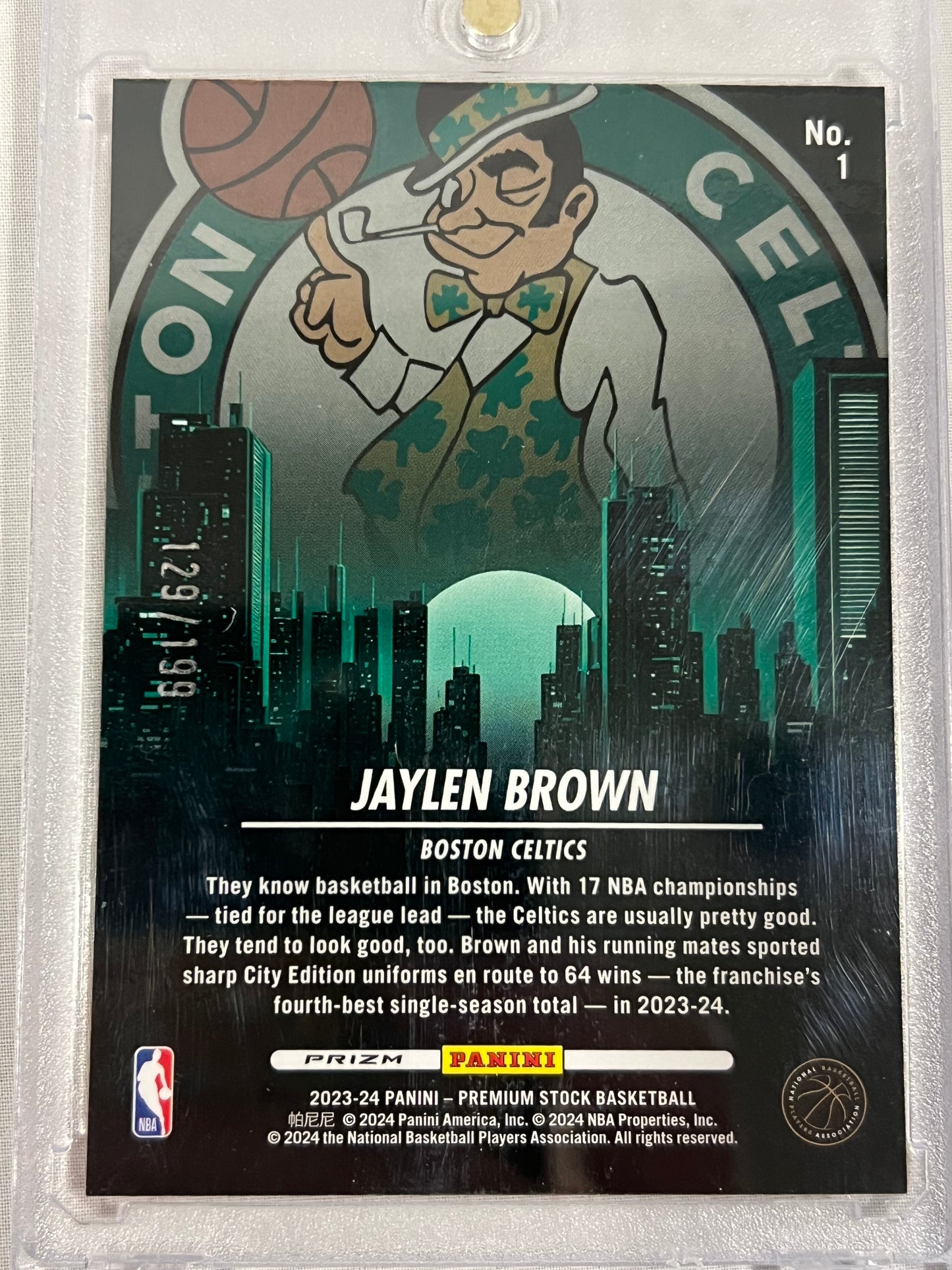 Jaylen Brown Red Premium Stock /199