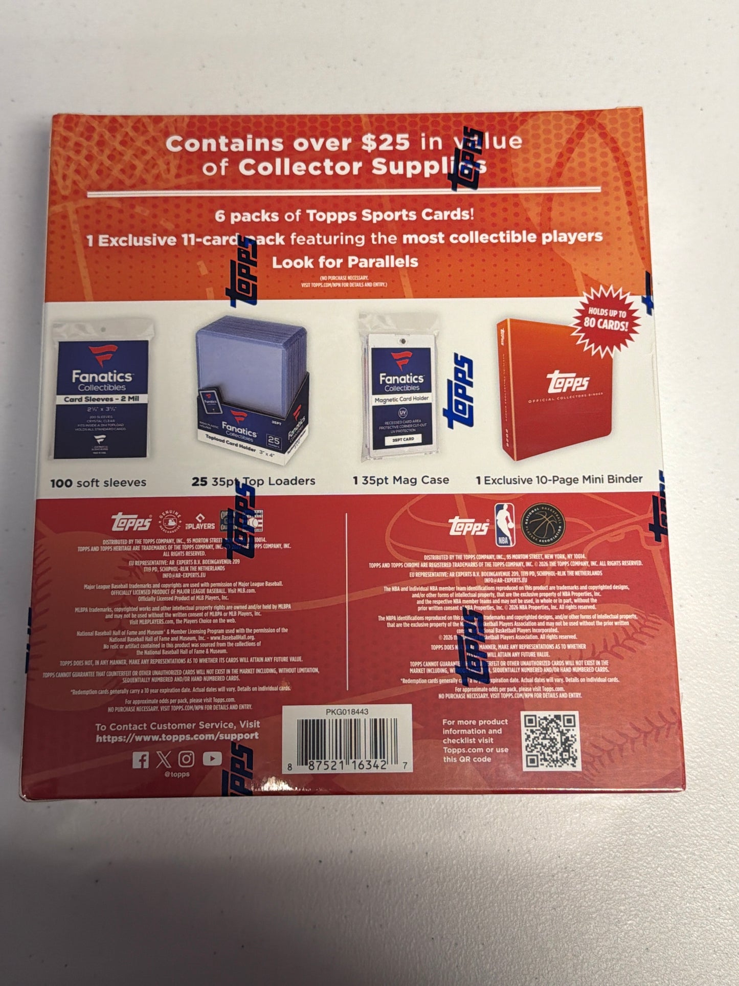 Topps Official Collector Kit