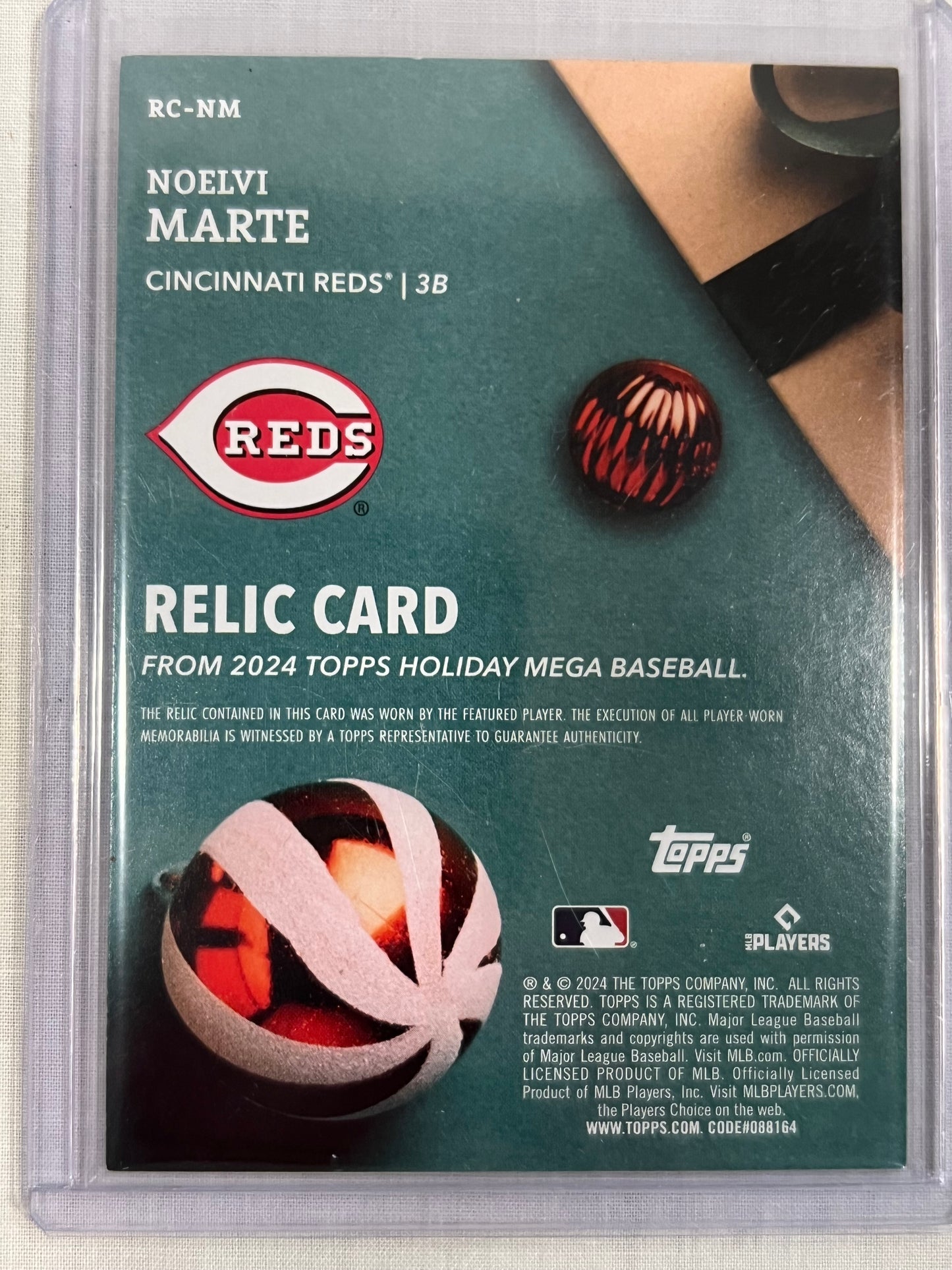 Noelvi Marte Rookie Patch