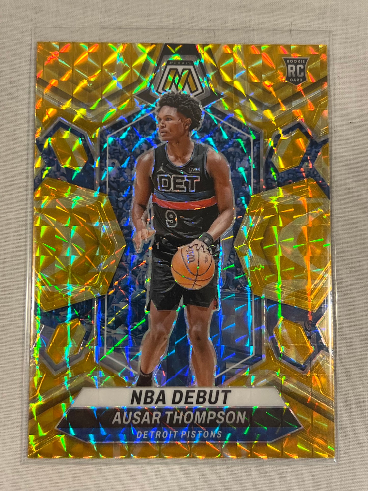 Ausar Thompson Mosaic Yellow Rookie