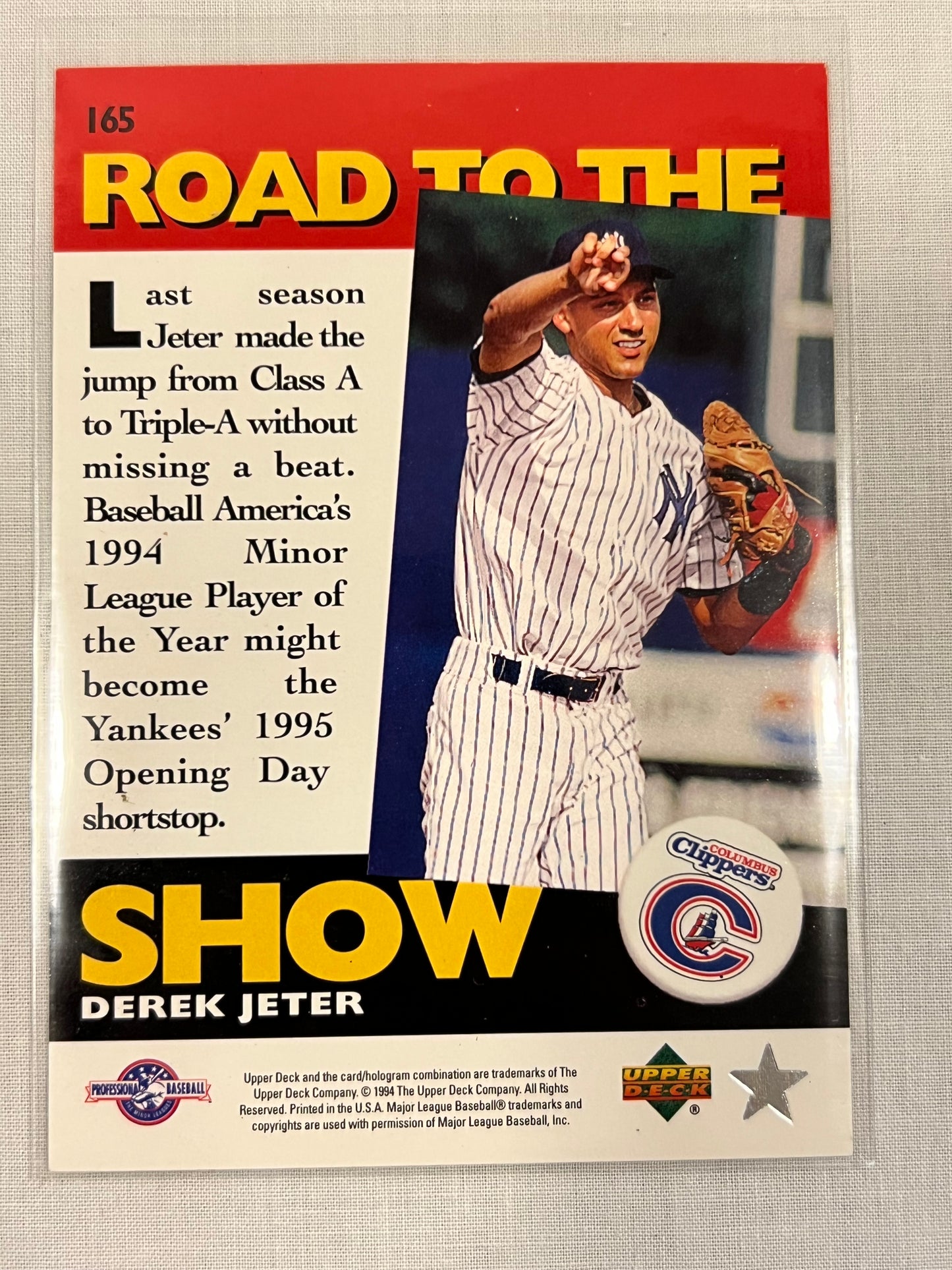 Derek Jeter 1994 Road to the Show Rookie