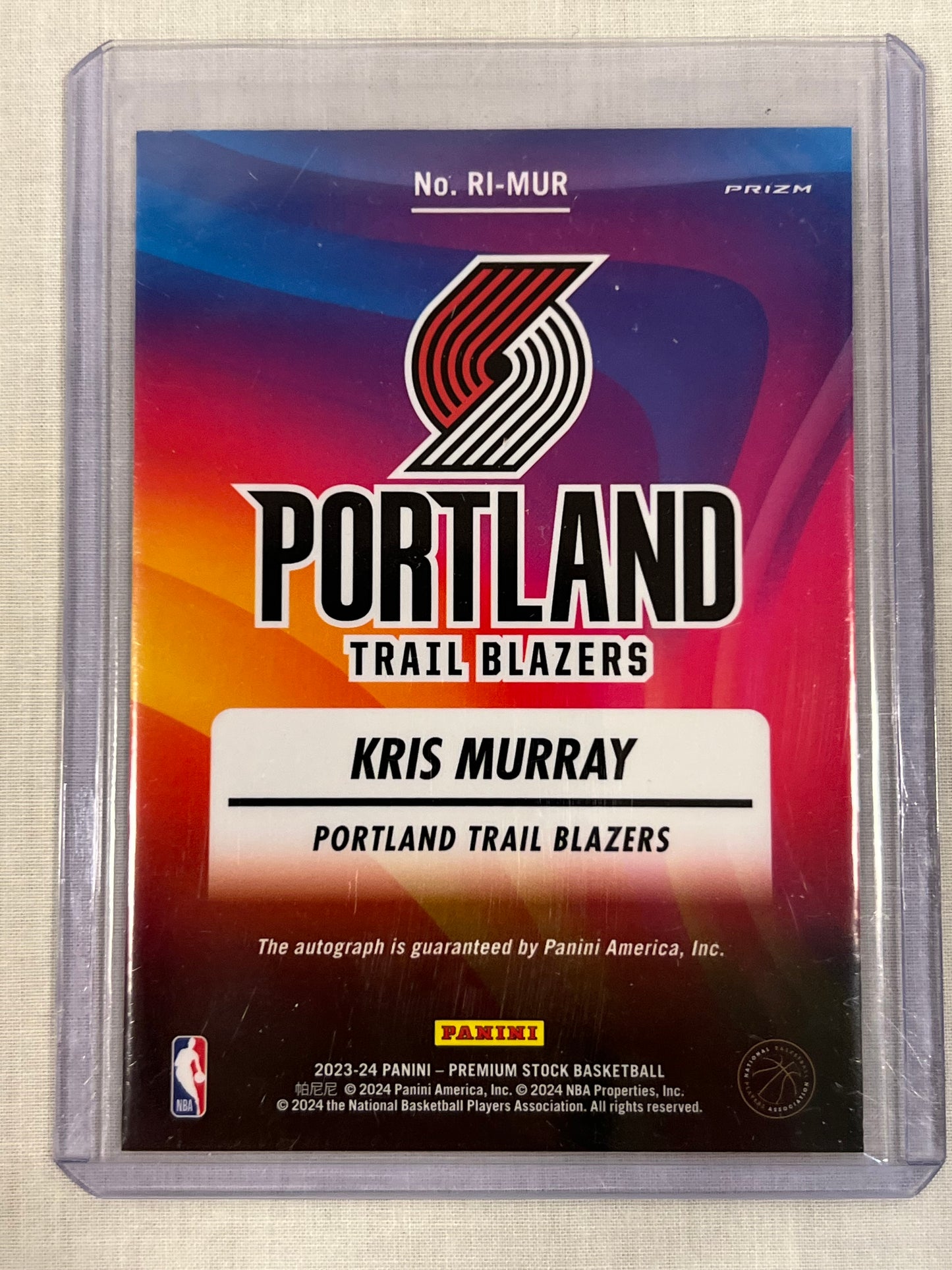 Kris Murray Rookie Ink