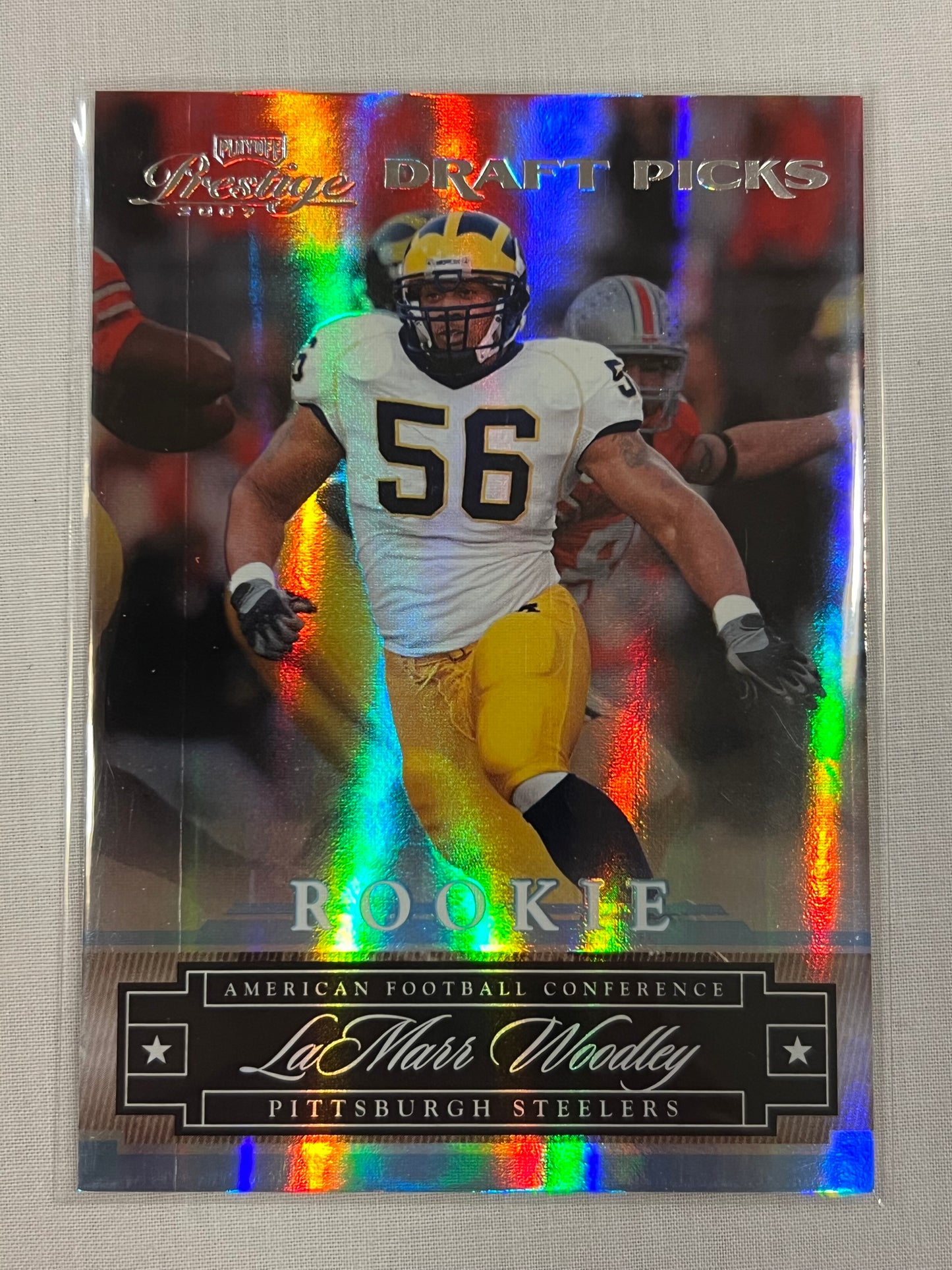 Lamar Woodley Silver Rookie /999