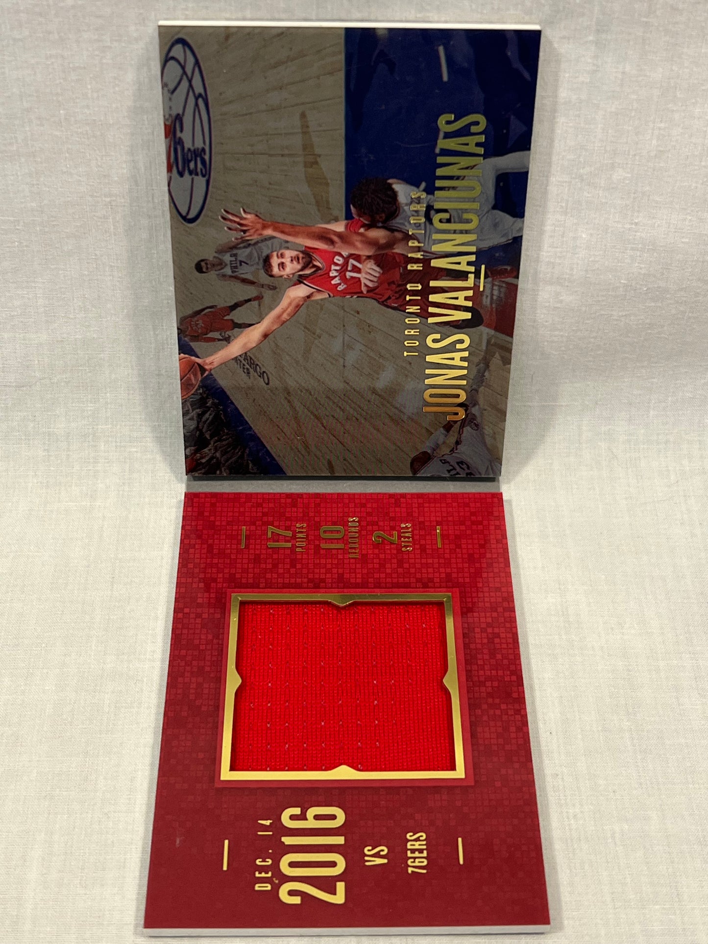 Jonas Valanciunas Stat Line Booklet /149