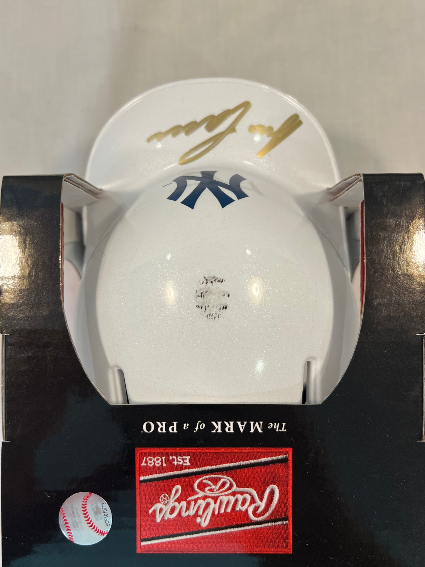 Jose Canseco signed NY Yankees Mini Helmet