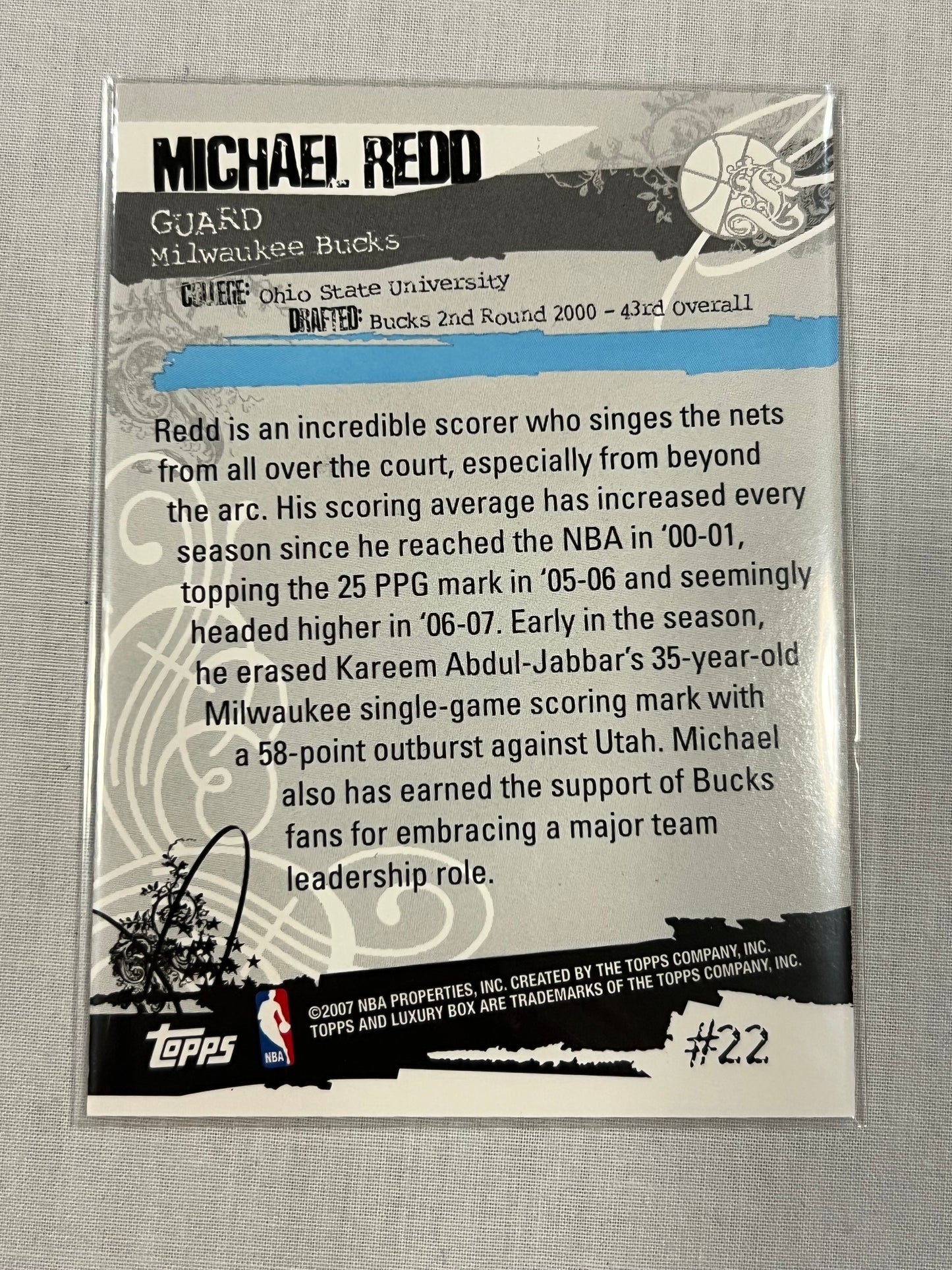 Michael Redd Luxury Box Red /499