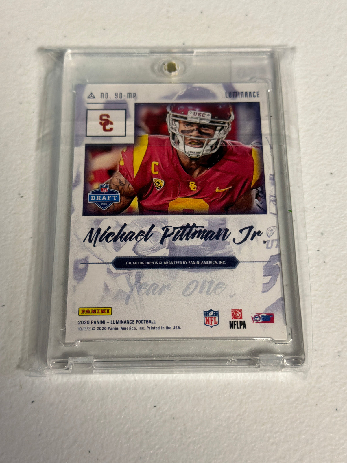 Michael Pittman Jr Rookie On Card Auto
