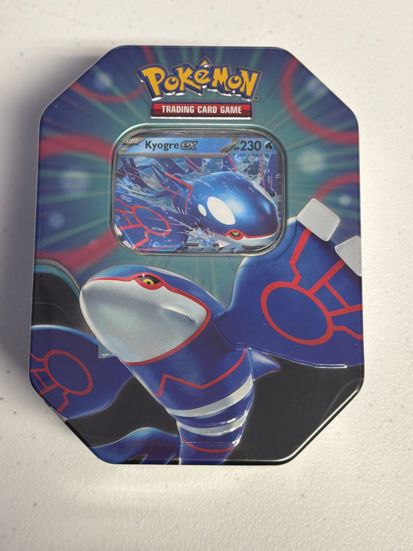 Kyogre EX Promo Tin