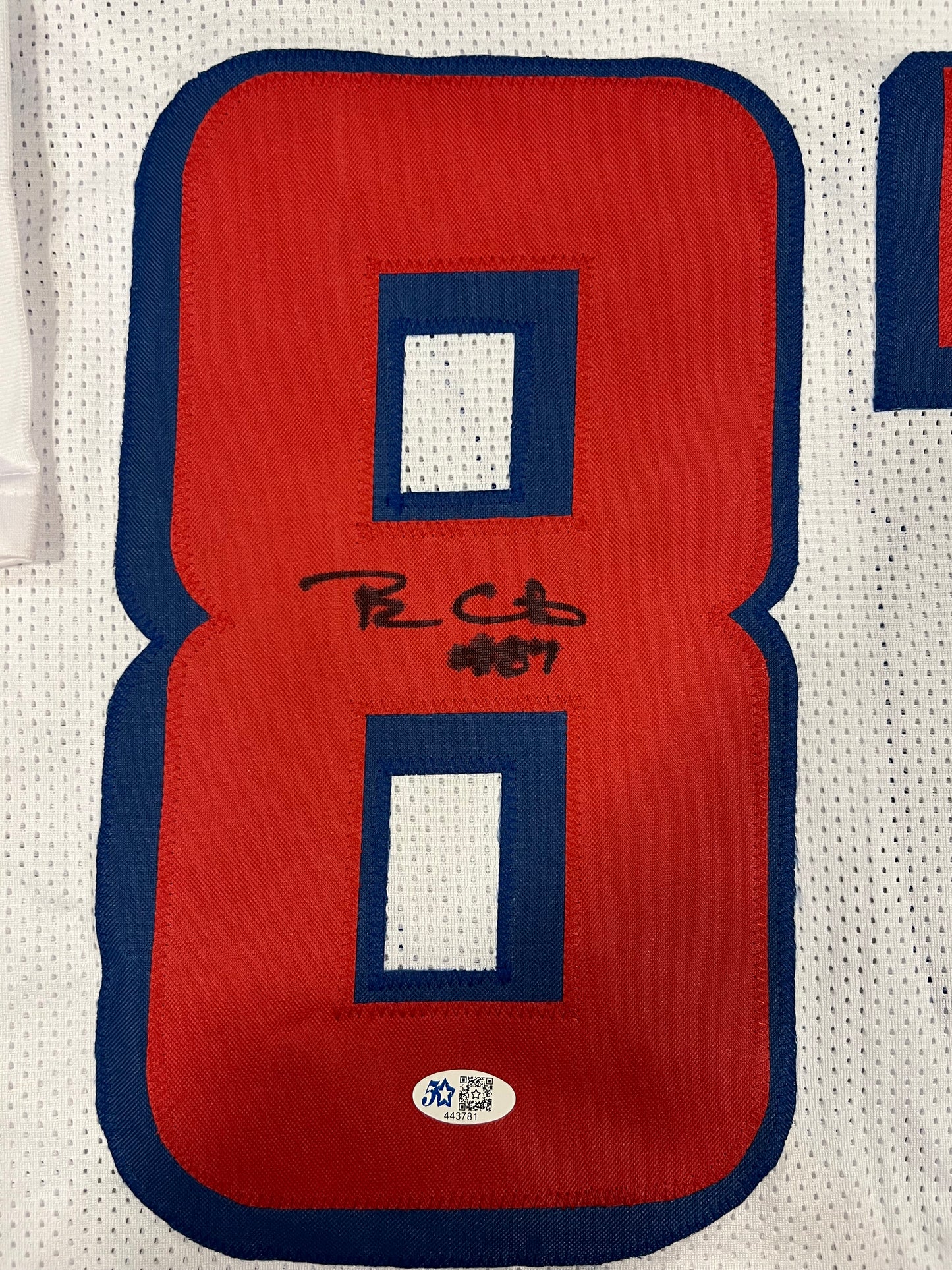 Ben Coates signed Patriots Jersey