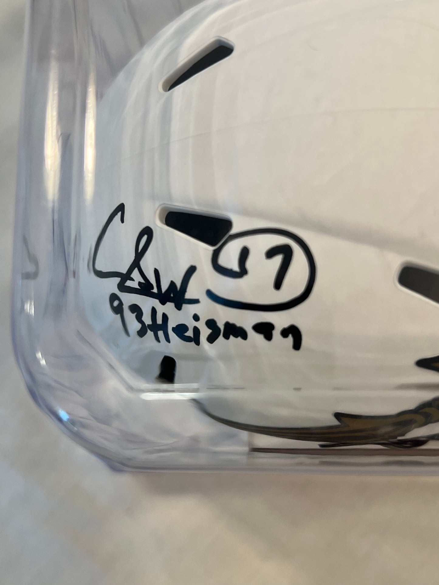 Charlie Ward signed Florida St. Mini Helmet