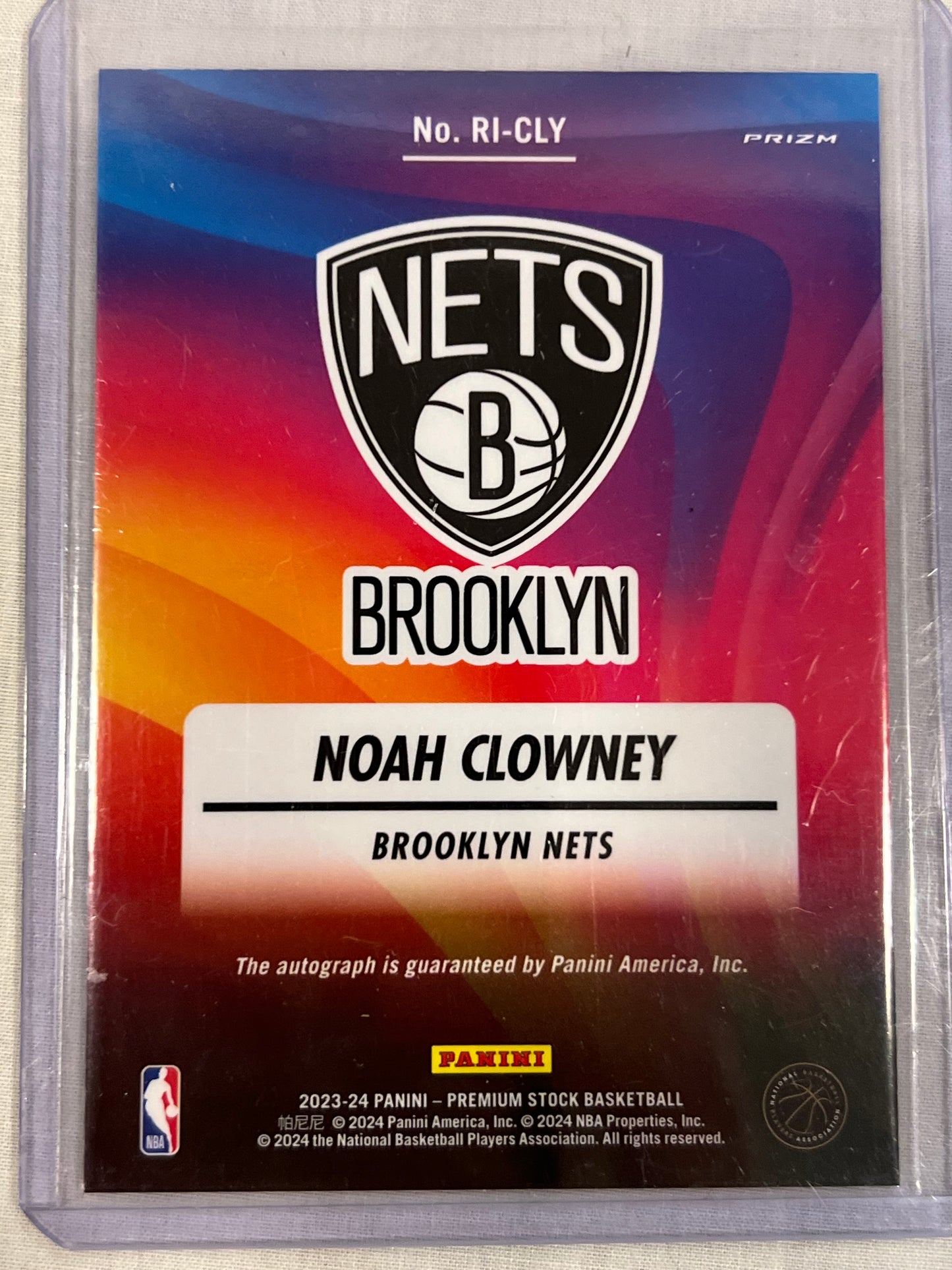 Noah Clowney Rookie Ink