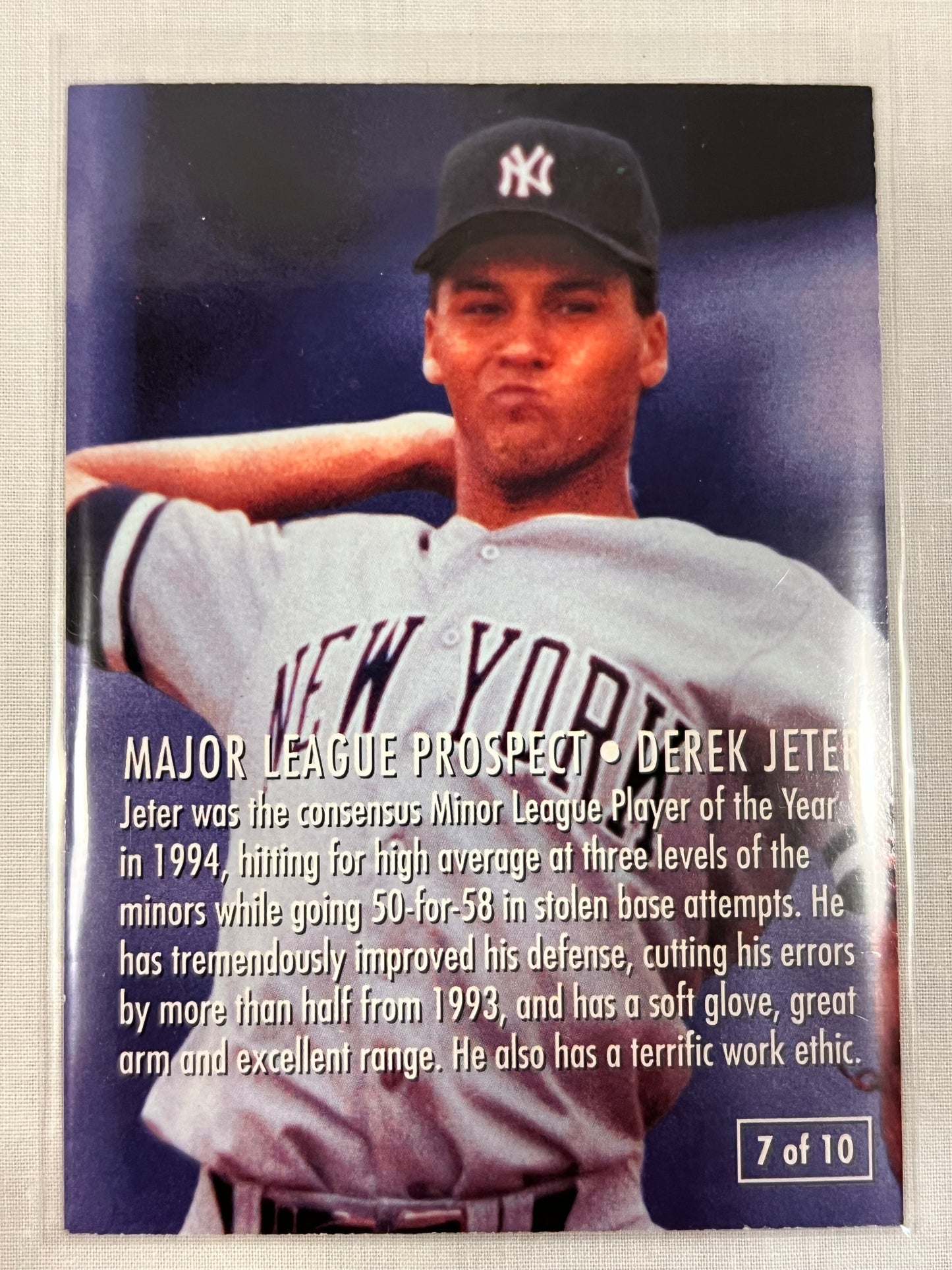 Derek Jeter 1995 Fleer Major League Prospects