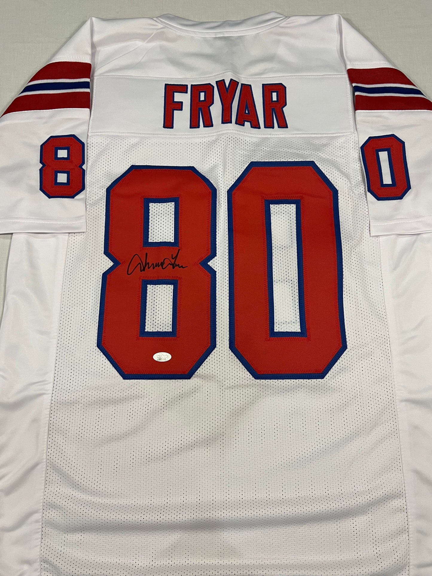Irving Fryar signed Patritots Jersey