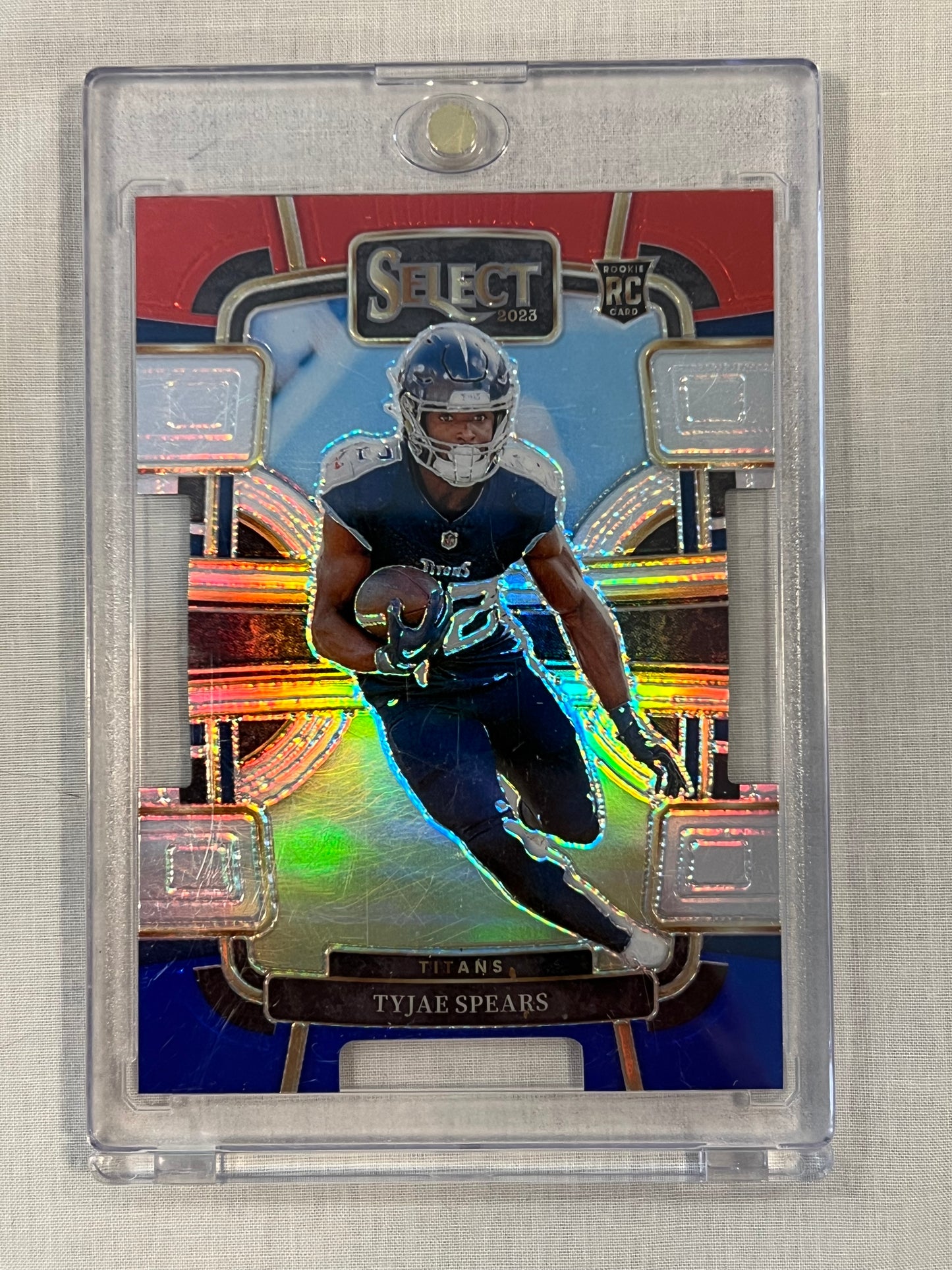 Tyjae Spears Red, White & Blue Die Cut Rookie