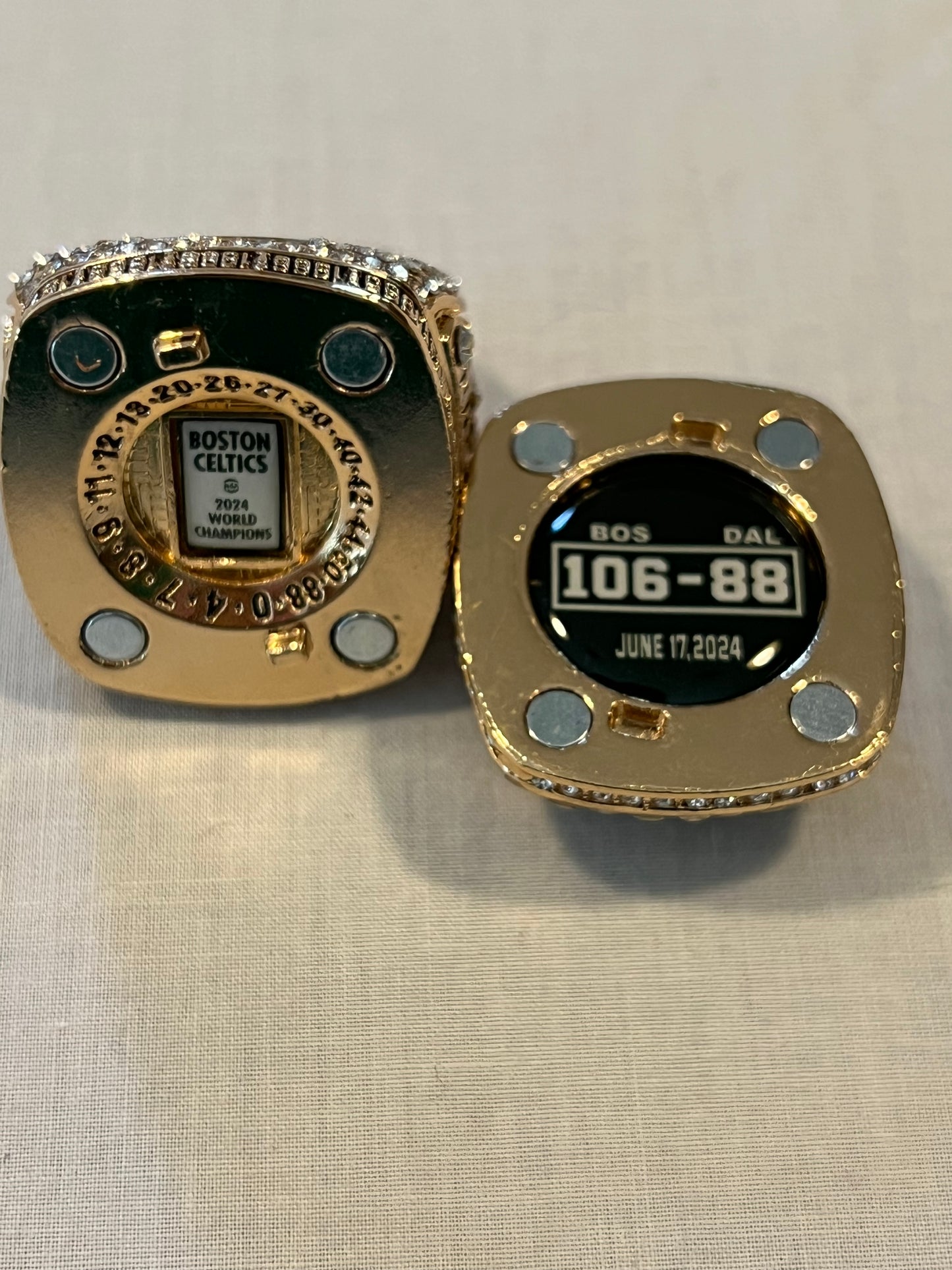 Jaylen Brown Celtics 2024 NBA Champs Replica Ring