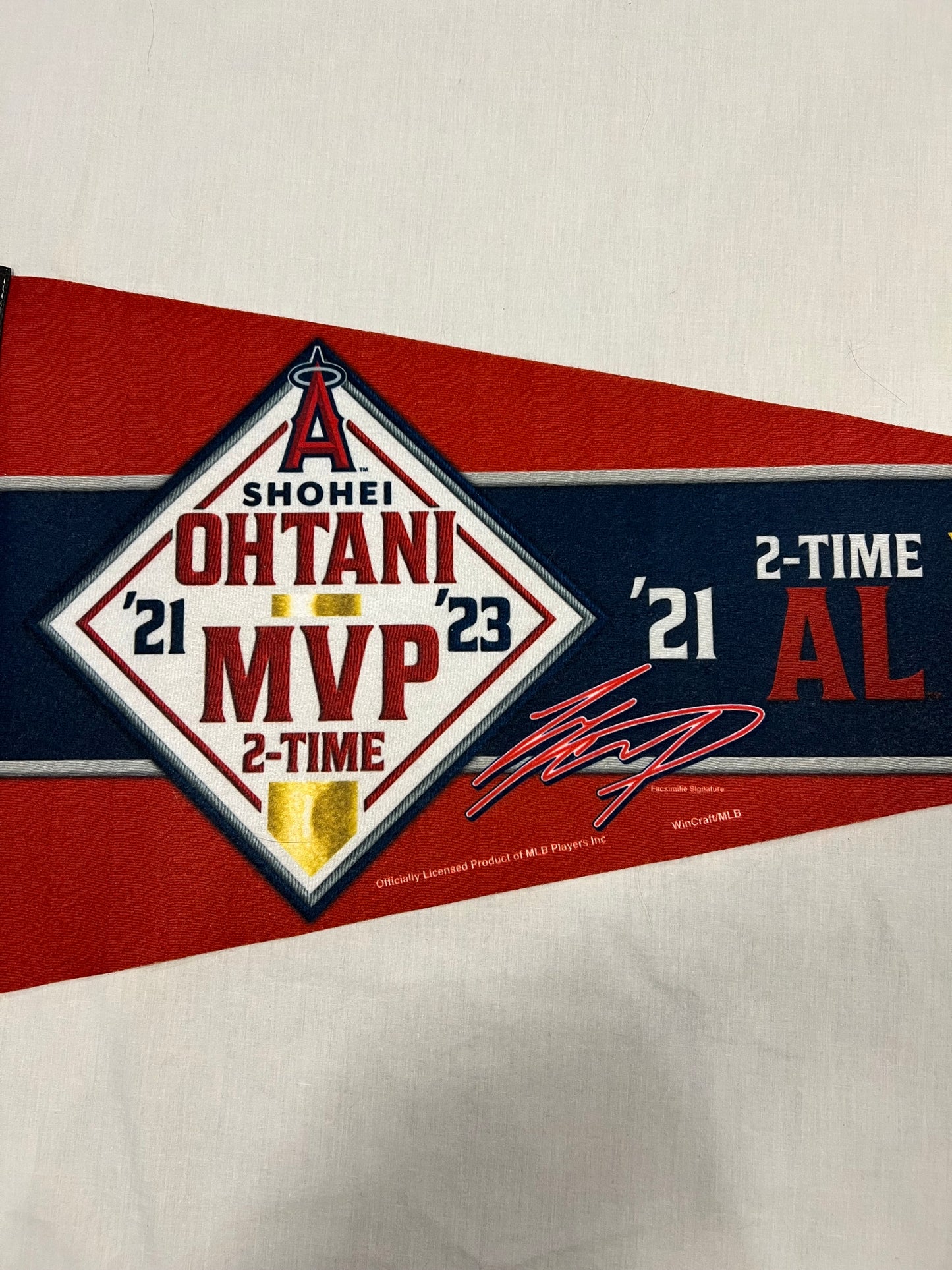 Shohei Ohtani 2-Time MVP LA Angels Penant