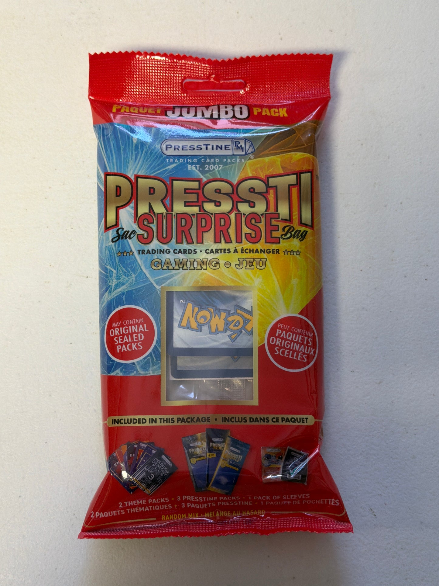 Pressti Jumbo Surprise Pokemon Bag