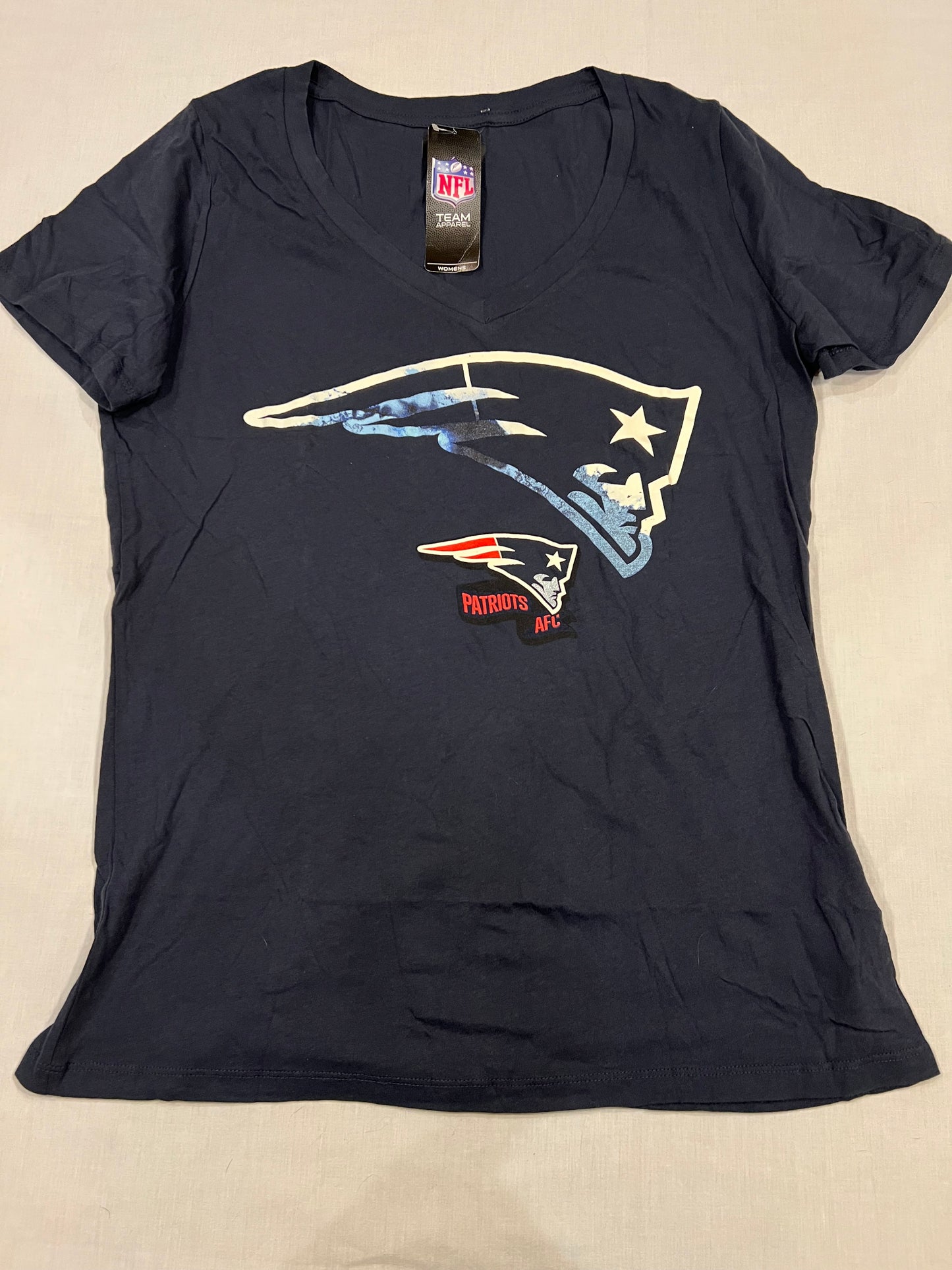 Patriots Womens Large NFL Team Apparel T-Shirt