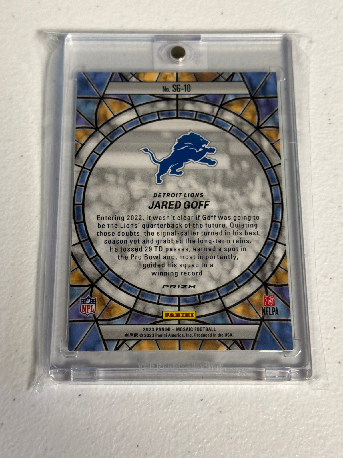 Jared Goff Stained Glass