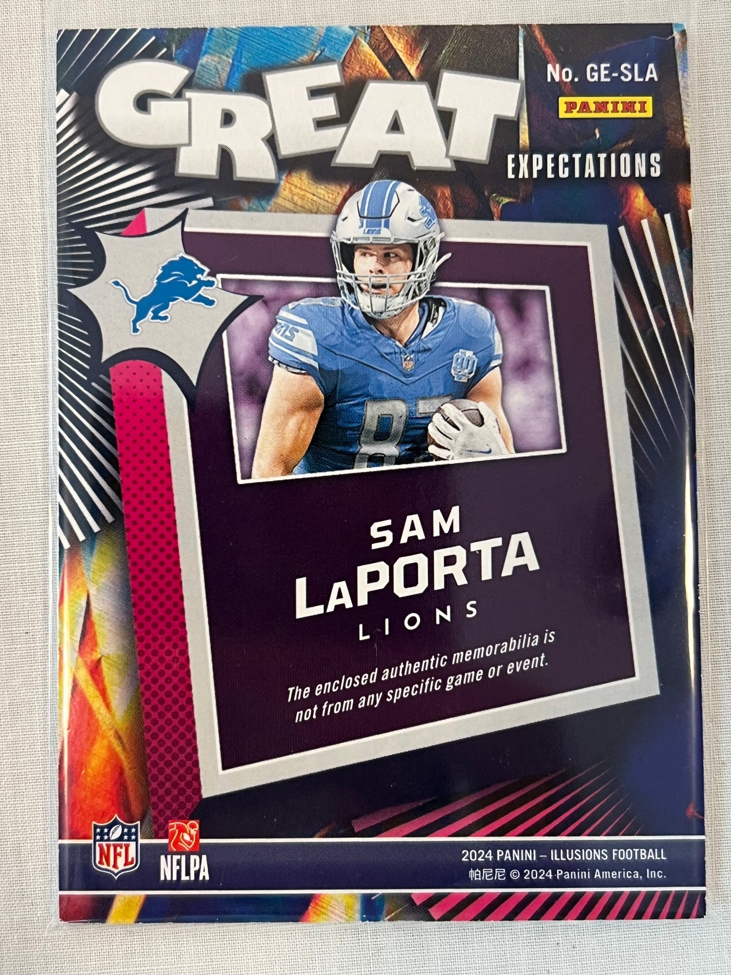 Sam Laporta Great Expectations Patch