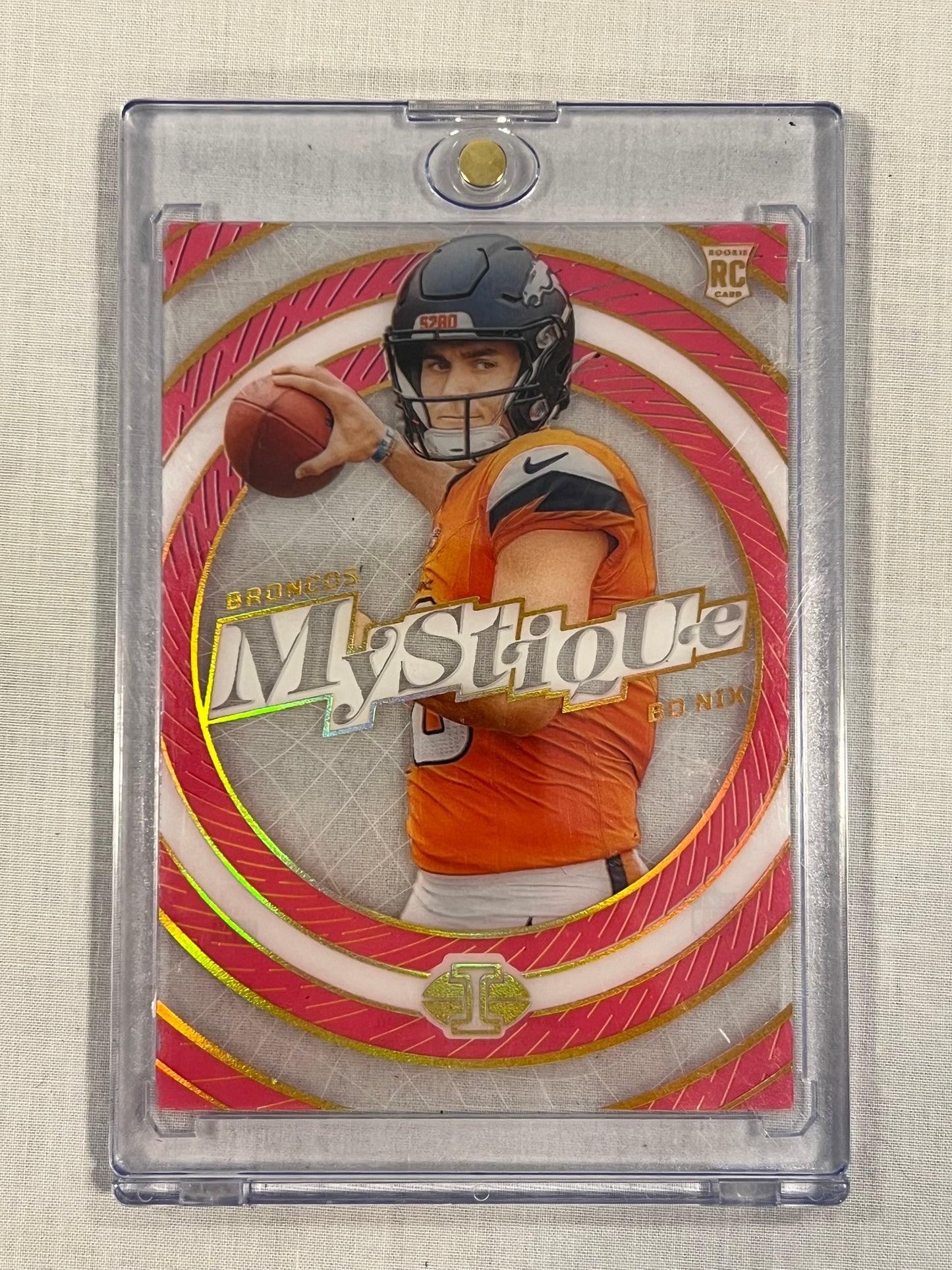 Bo Nix Rookie Orange Mystique /399