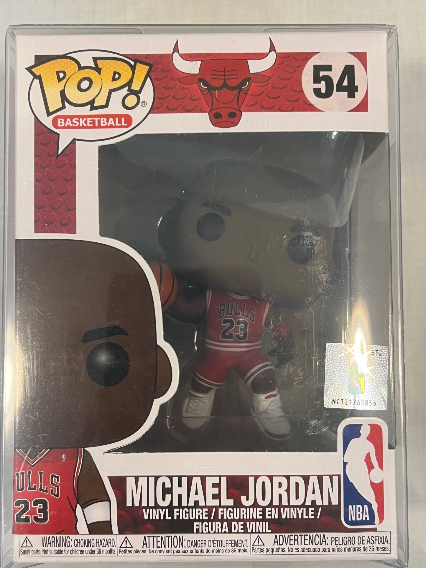 Michael Jordan w/ protective case