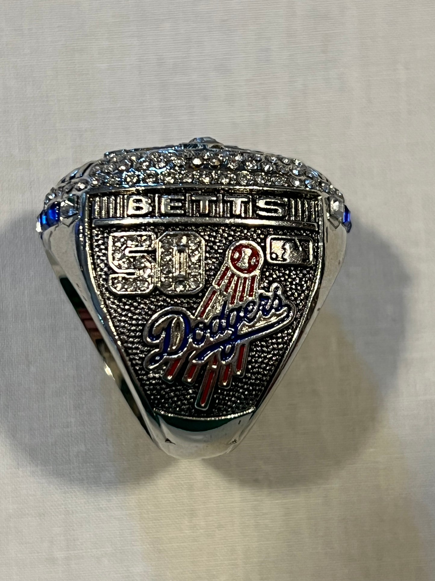 Mookie Betts LA Dodgers 2020 World Series Replica Championship Ring