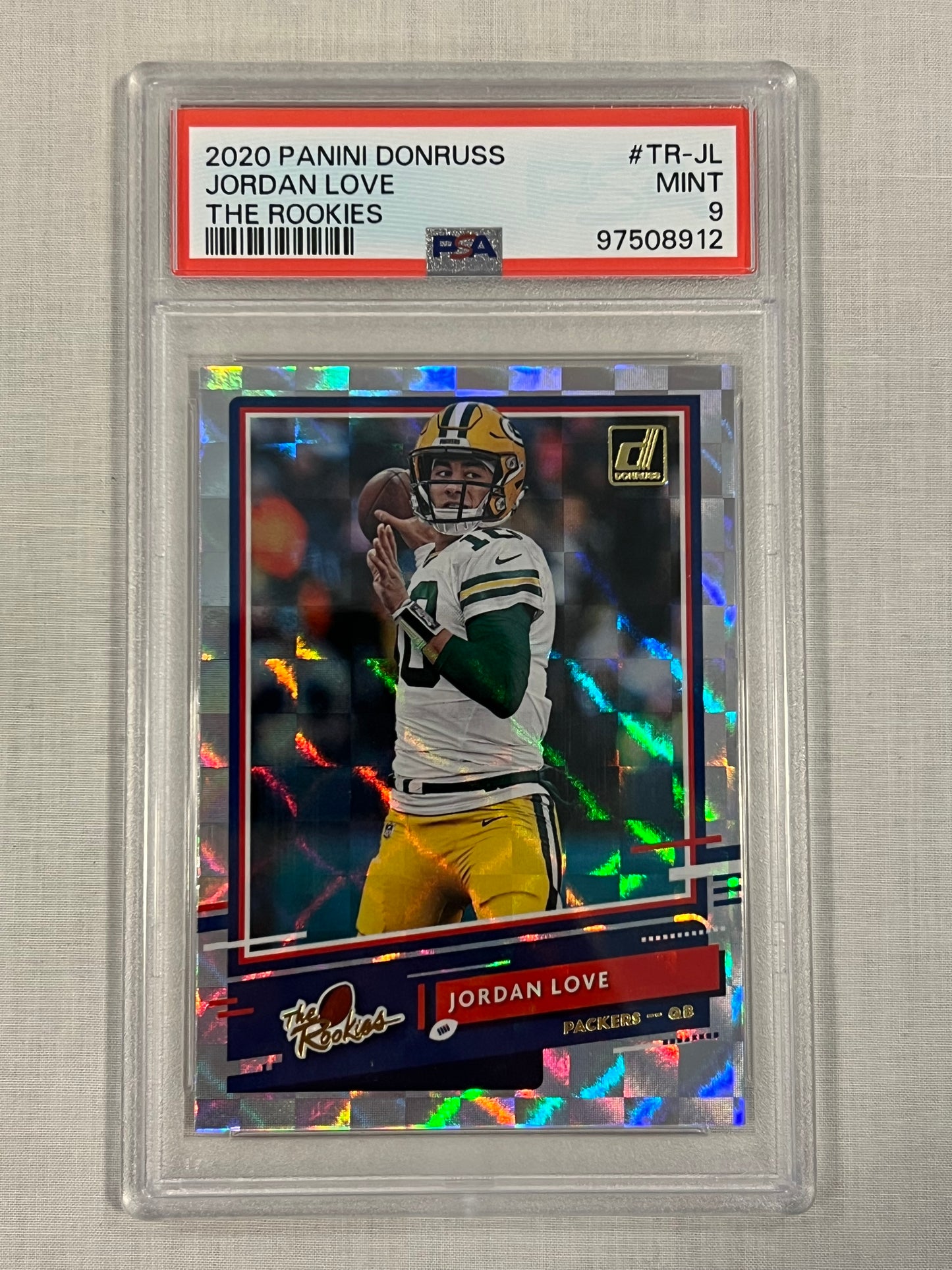 Jordan Love PSA 9 The Rookies