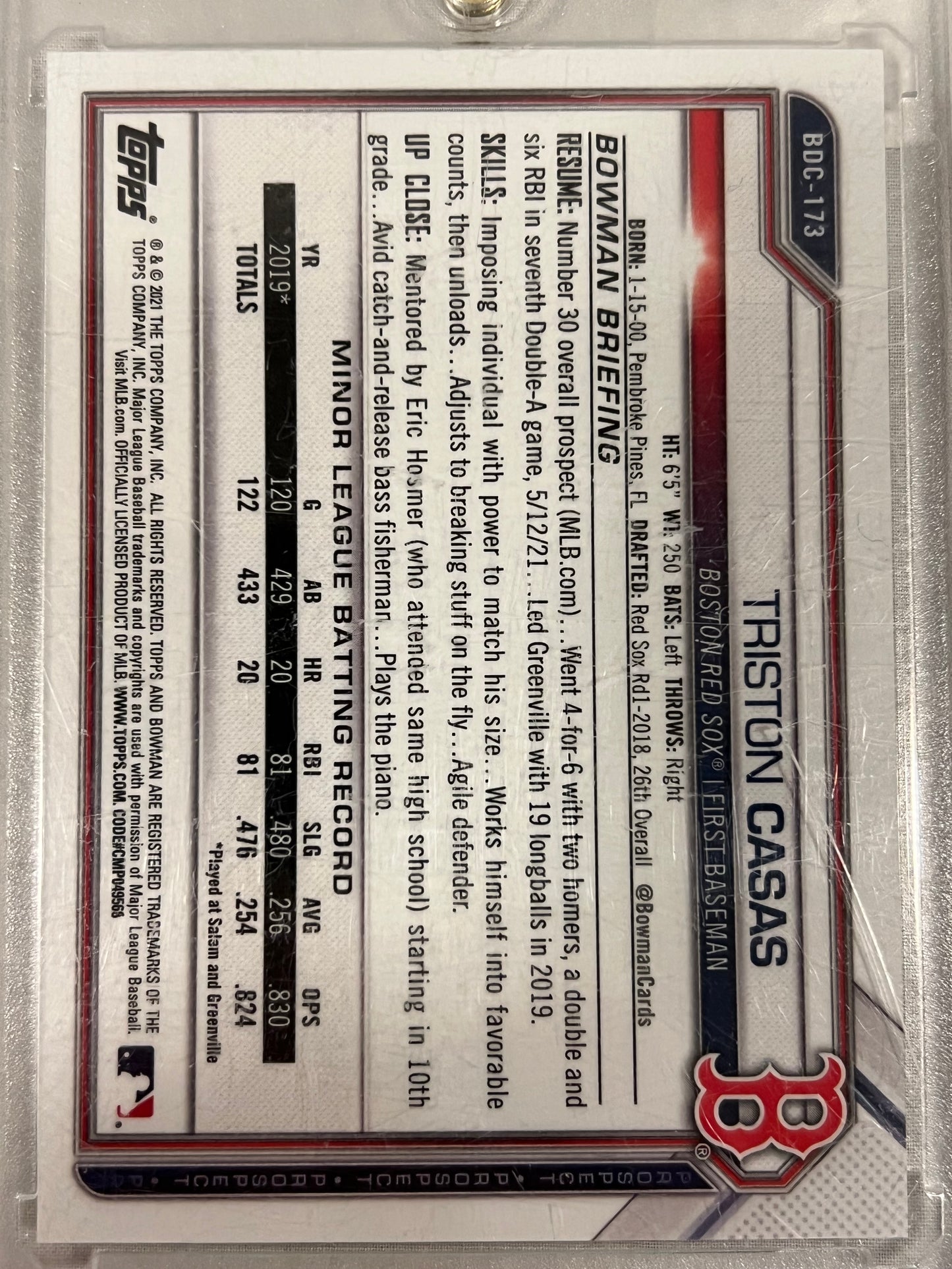 Triston Casas Gold /50