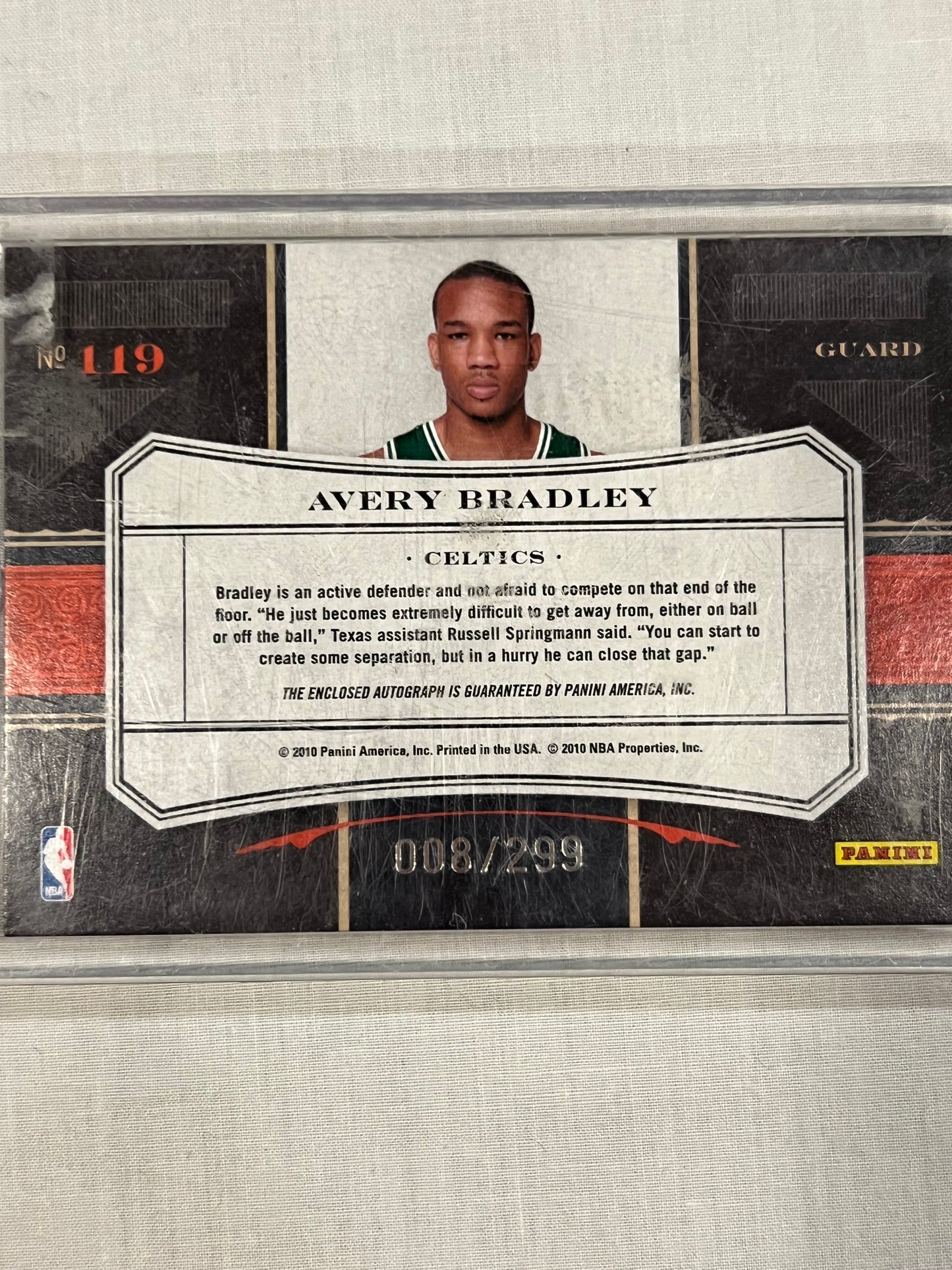 Avery Bradley Timeless Treasures RPA /299