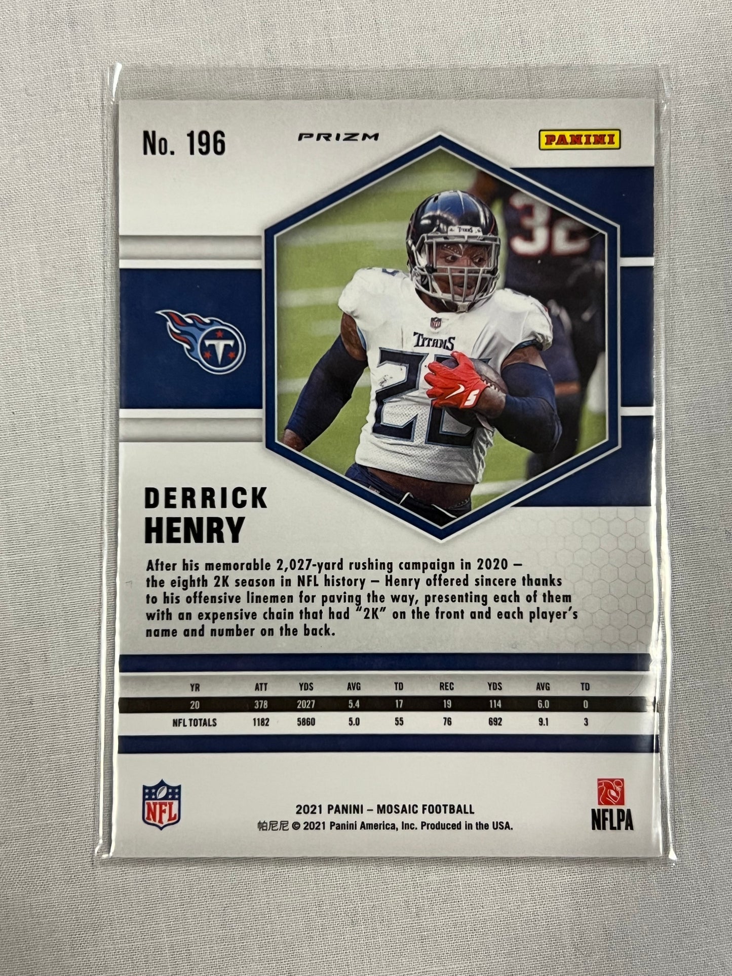 Derrick Henry Yellow Mosaic SP
