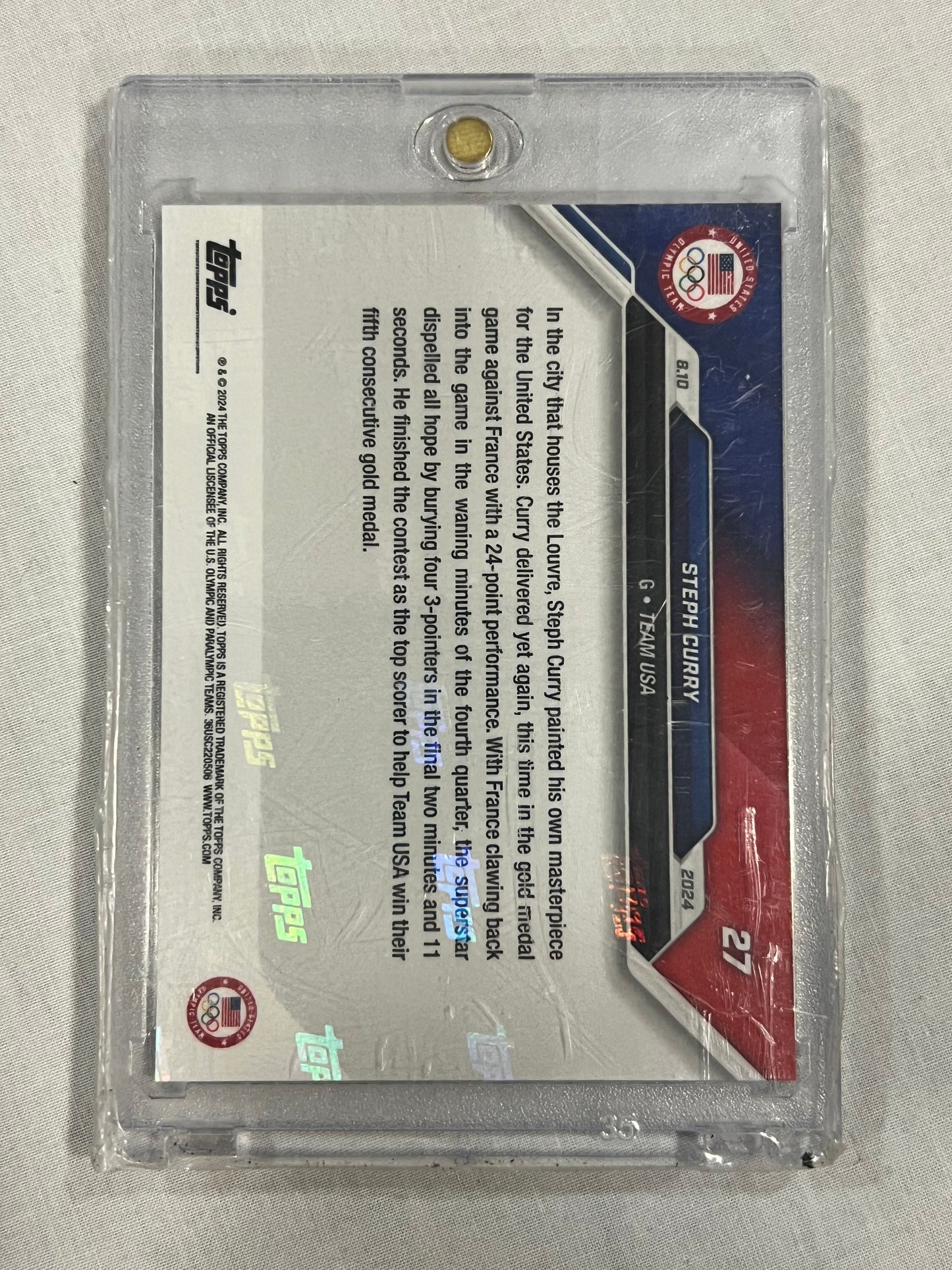 Stephen Curry Topps Now Team USA