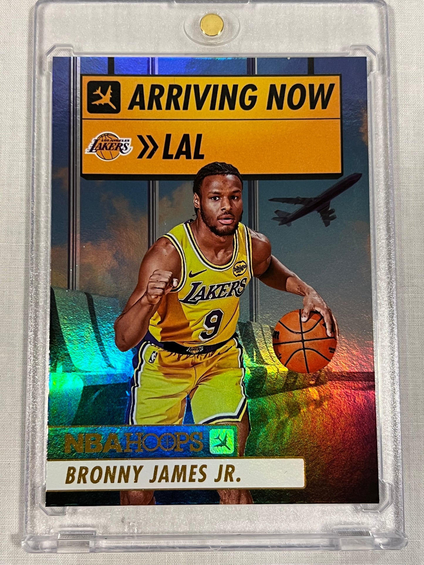 Bronny James Jr Arriving Now Holo Rookie