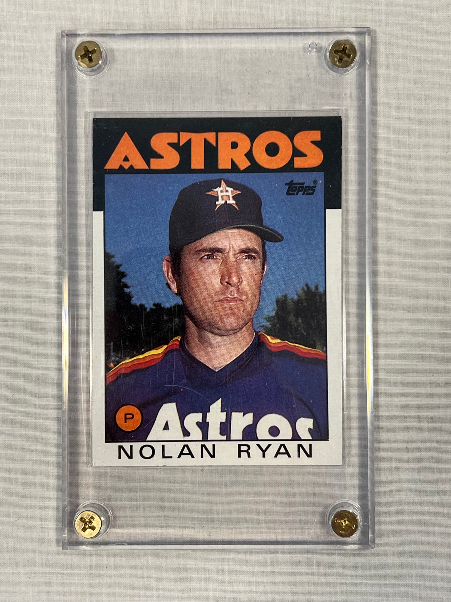 Nolan Ryan 1986 Topps HOF