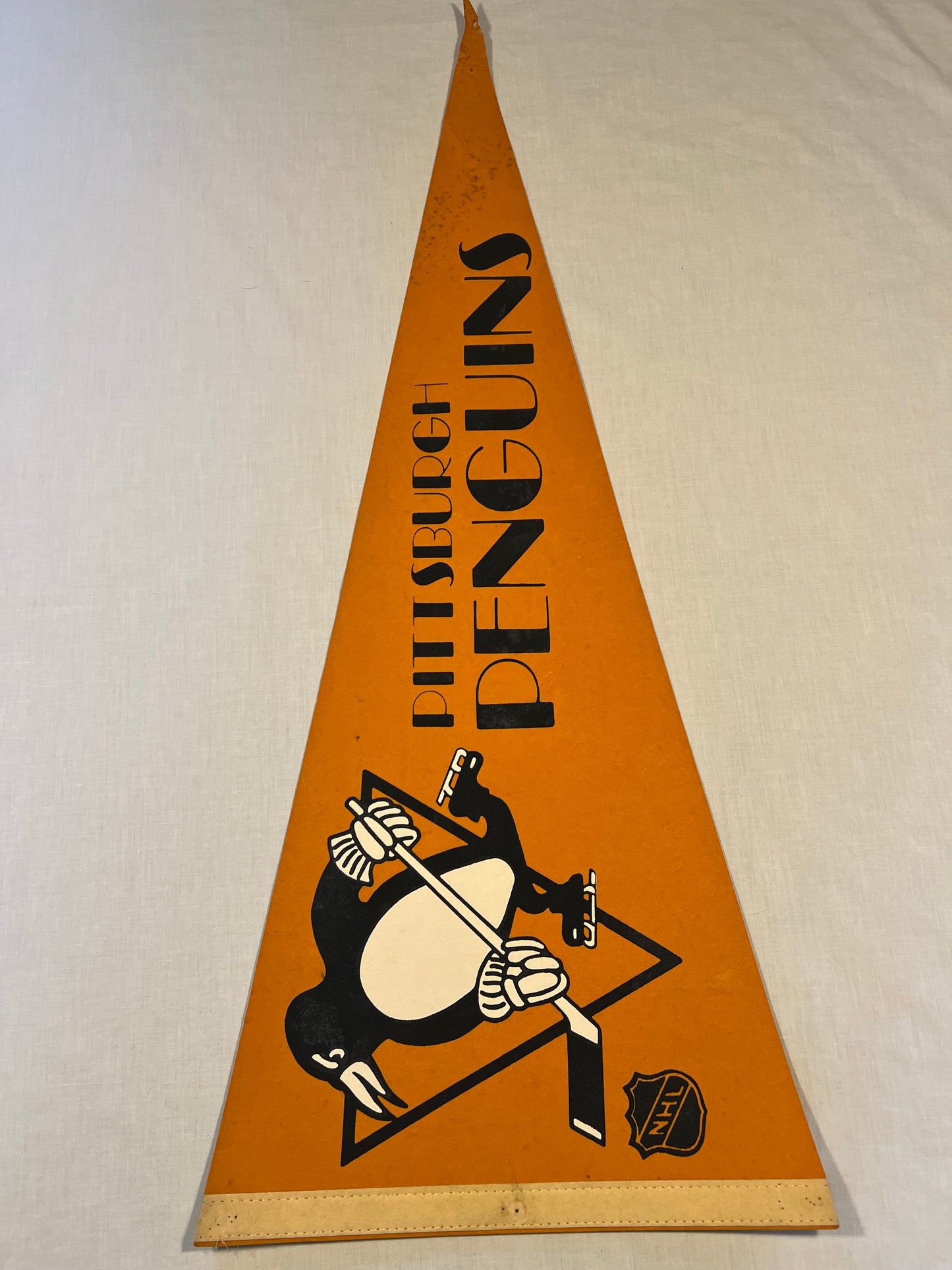 Pittsburgh Penguins Rare Vintage Pennant