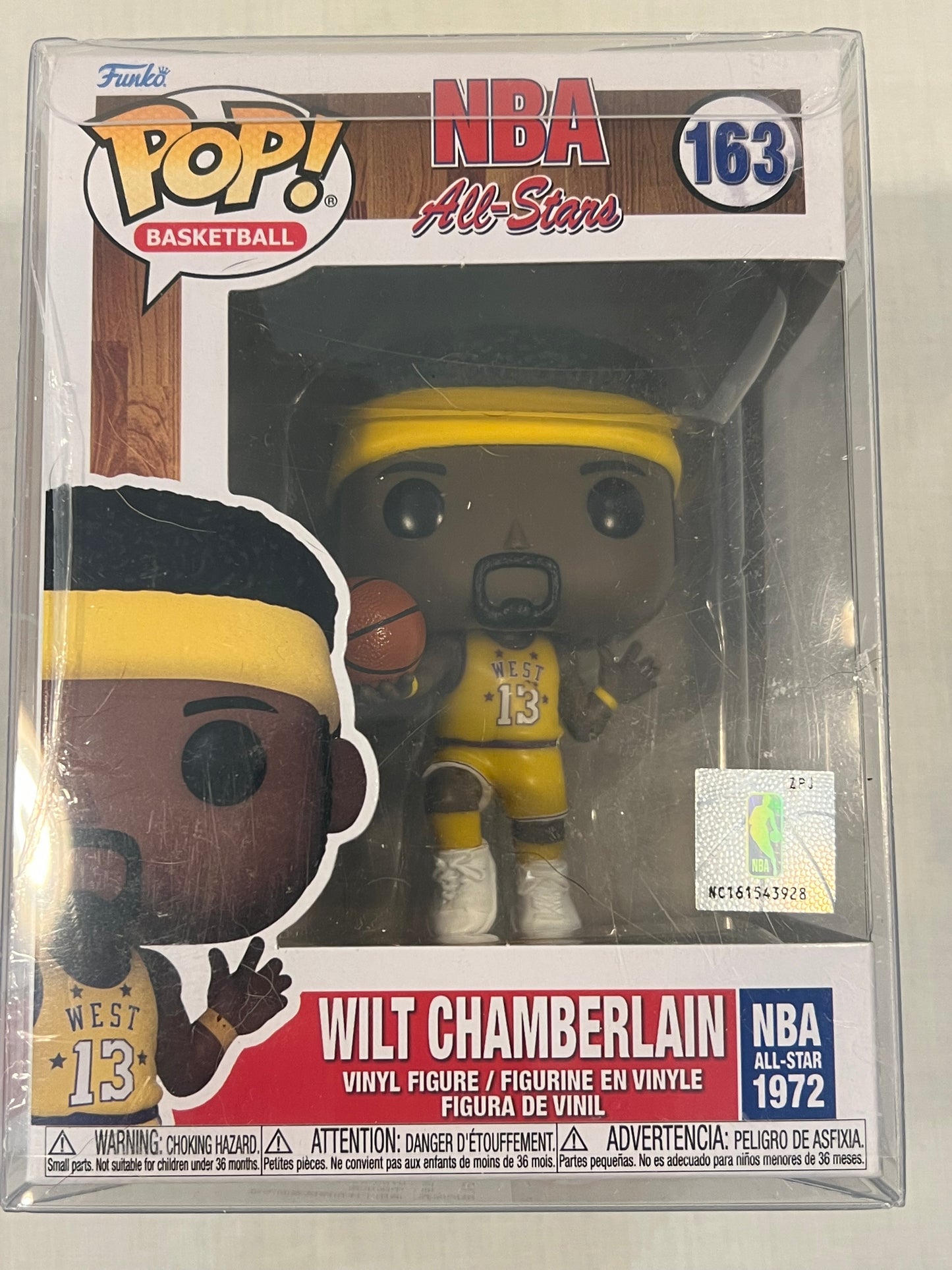 Wilt Chamberlain All-Star Edition w/ protective case